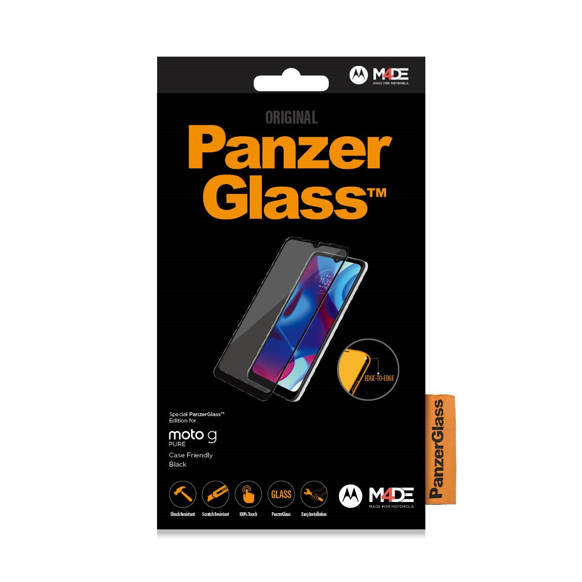 PanzerGlass® Displayschutz Motorola Ellis