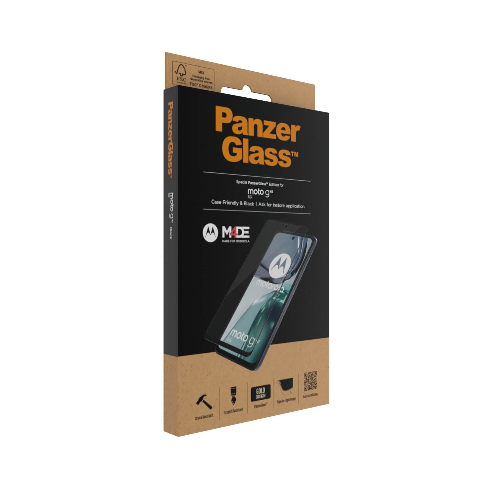 PanzerGlass® Dislayschutz Motorola moto g62 5G