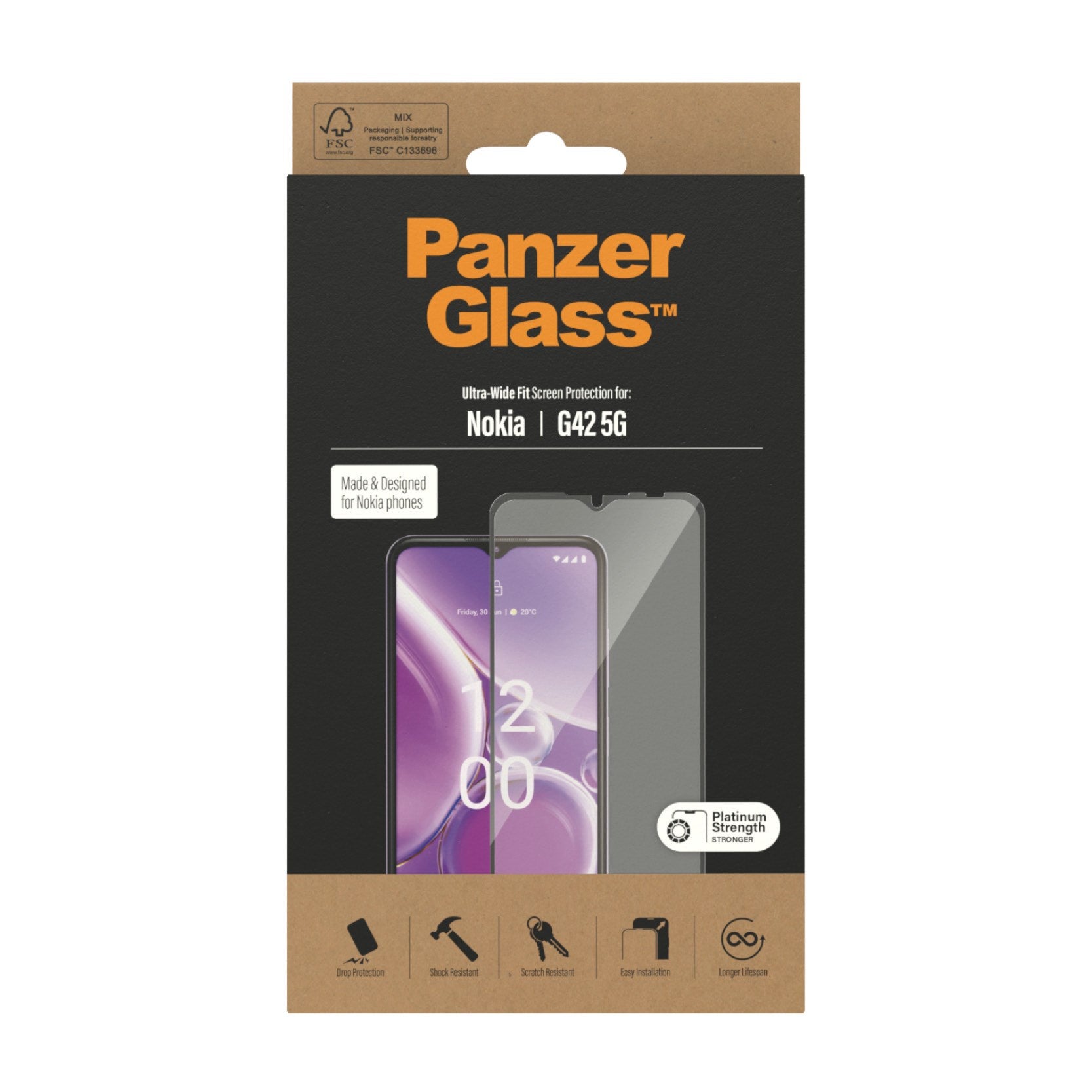 PanzerGlass® Displayschutz Nokia G42 5G | Ultra-Wide Fit