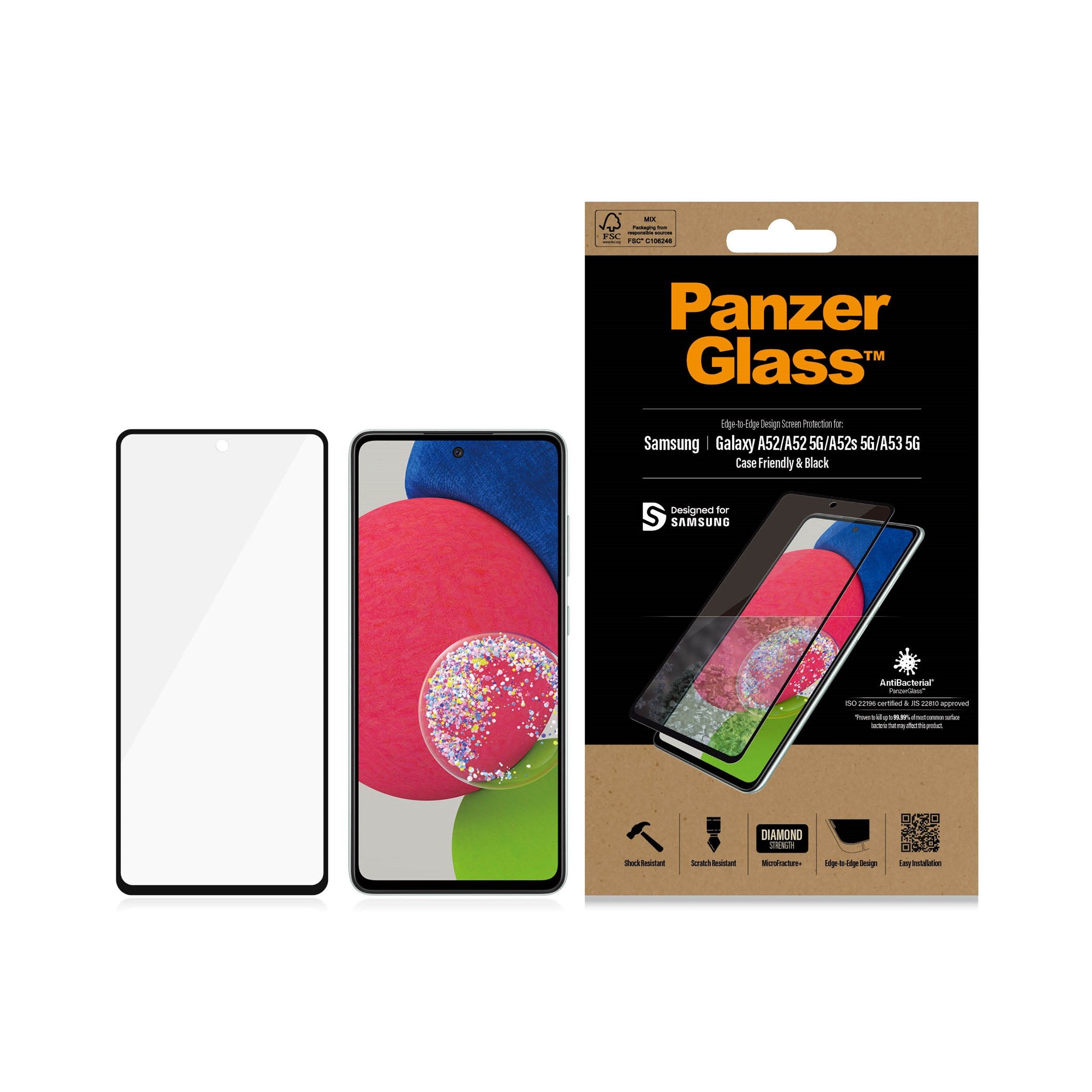 PanzerGlass® Displayschutz Samsung Galaxy A52 | A52 5G | A52s 5G | A53 5G