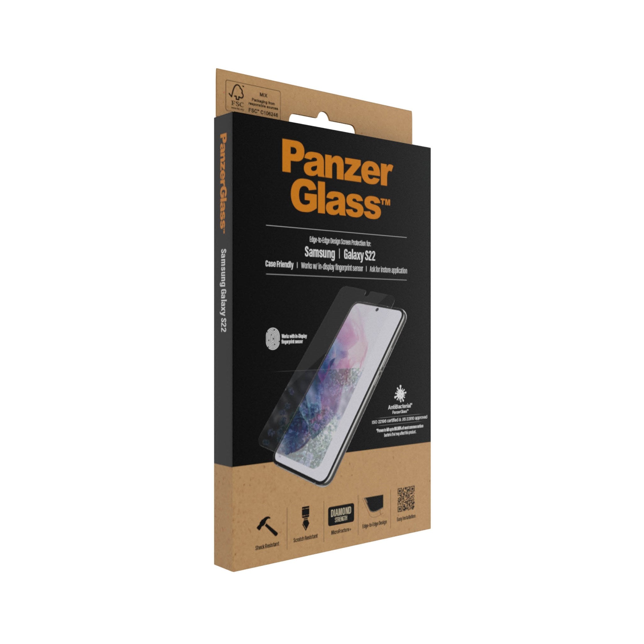 PanzerGlass® UltraForce1 Samsung Galaxy S22 5G | Displayschutz