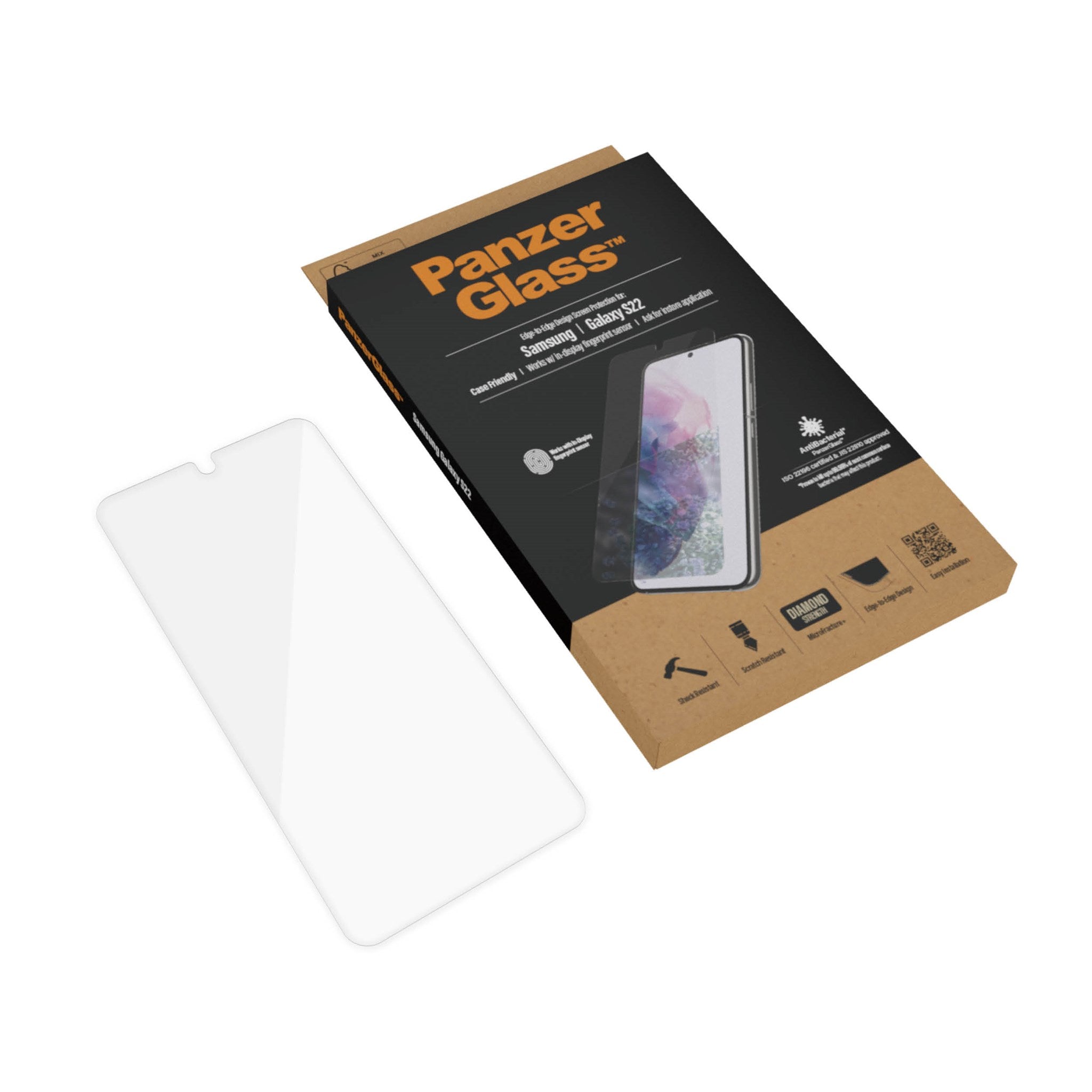 PanzerGlass® UltraForce1 Samsung Galaxy S22 5G | Displayschutz