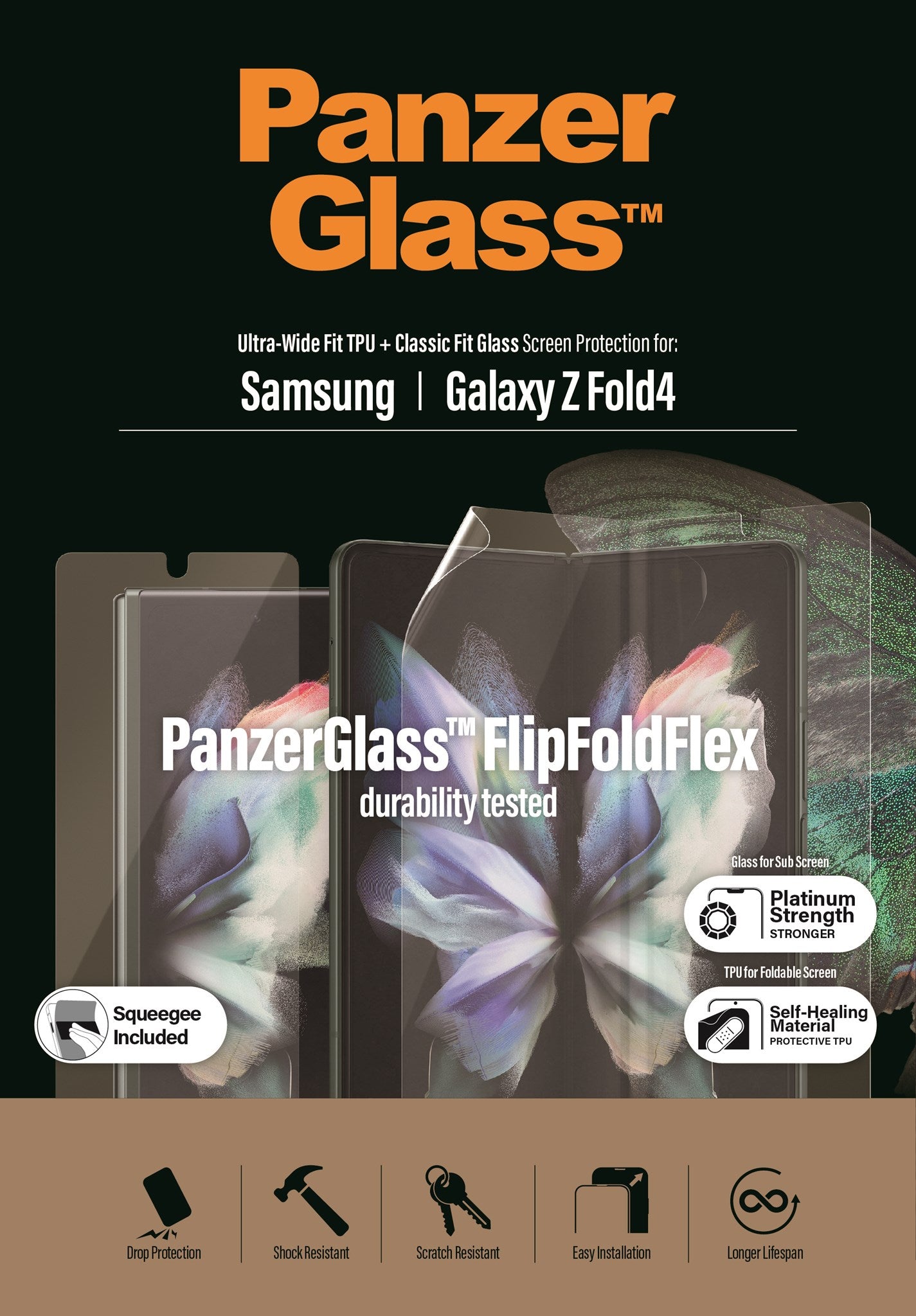 PanzerGlass® Dislayschutz Samsung Galaxy Z Fold 4 | Fold 5