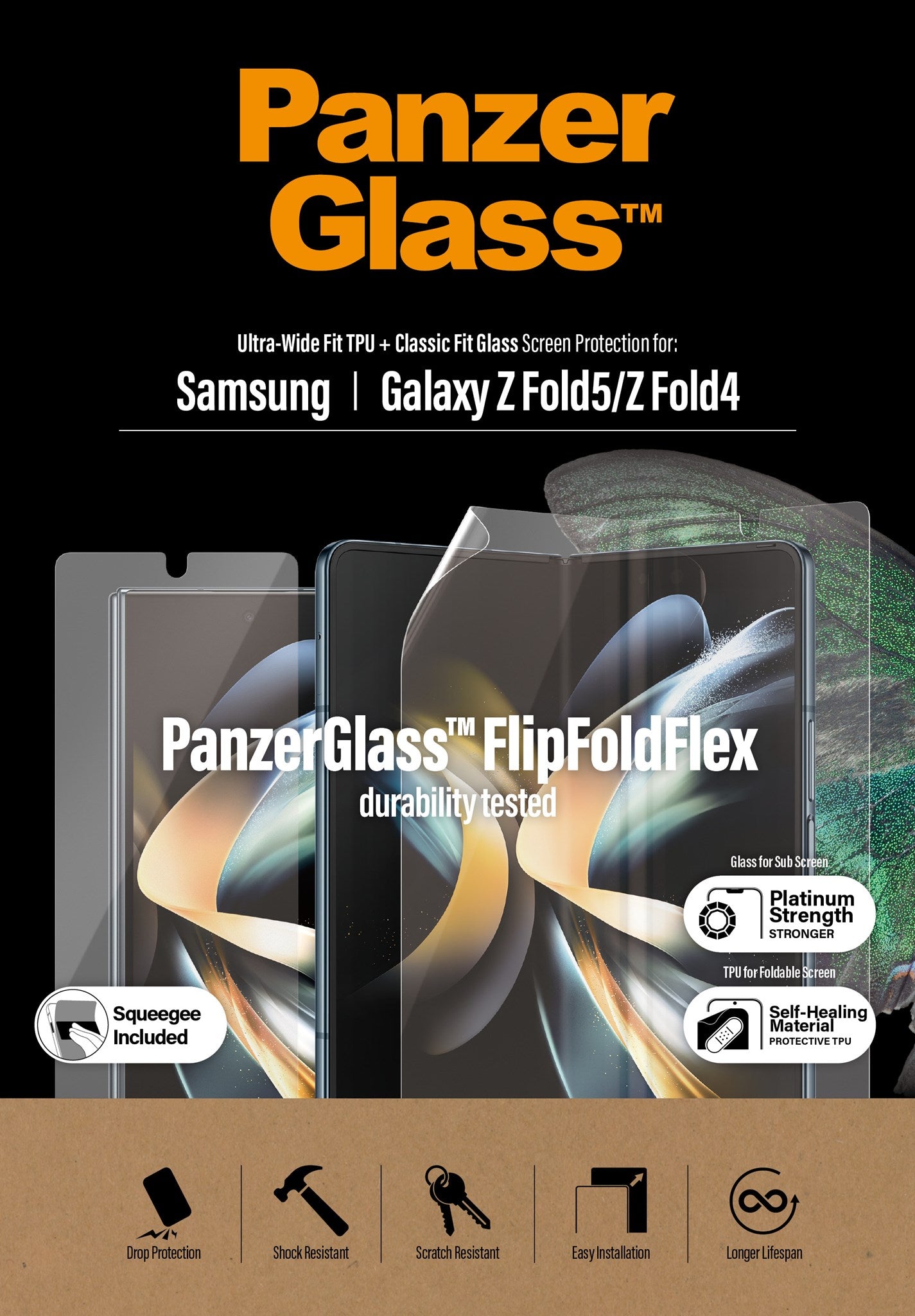 PanzerGlass® Dislayschutz Samsung Galaxy Z Fold 4 | Fold 5