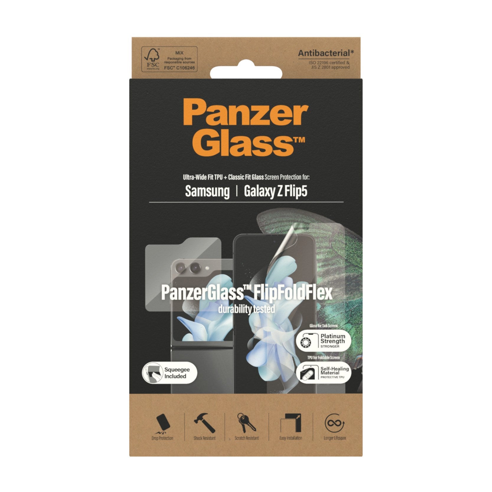 PanzerGlass® Displayschutz Samsung Galaxy Z Flip 5G | Glas & Folie