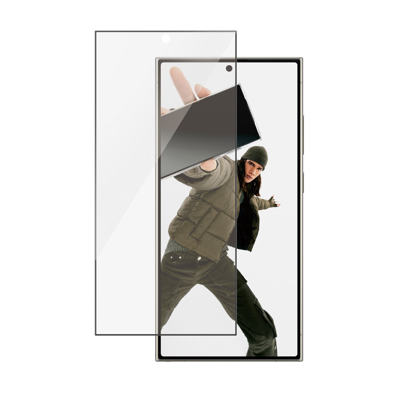 PanzerGlass® Displayschutz Samsung Galaxy S24 Ultra | Ultra-Wide Fit m. EasyAligner