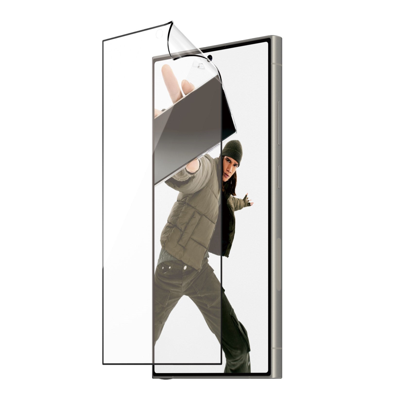 PanzerGlass® ECO MATRIX Screen Protector mit D3O® Samsung Galaxy S24 Ultra | Ultra-Wide Fit m. AlignerKit