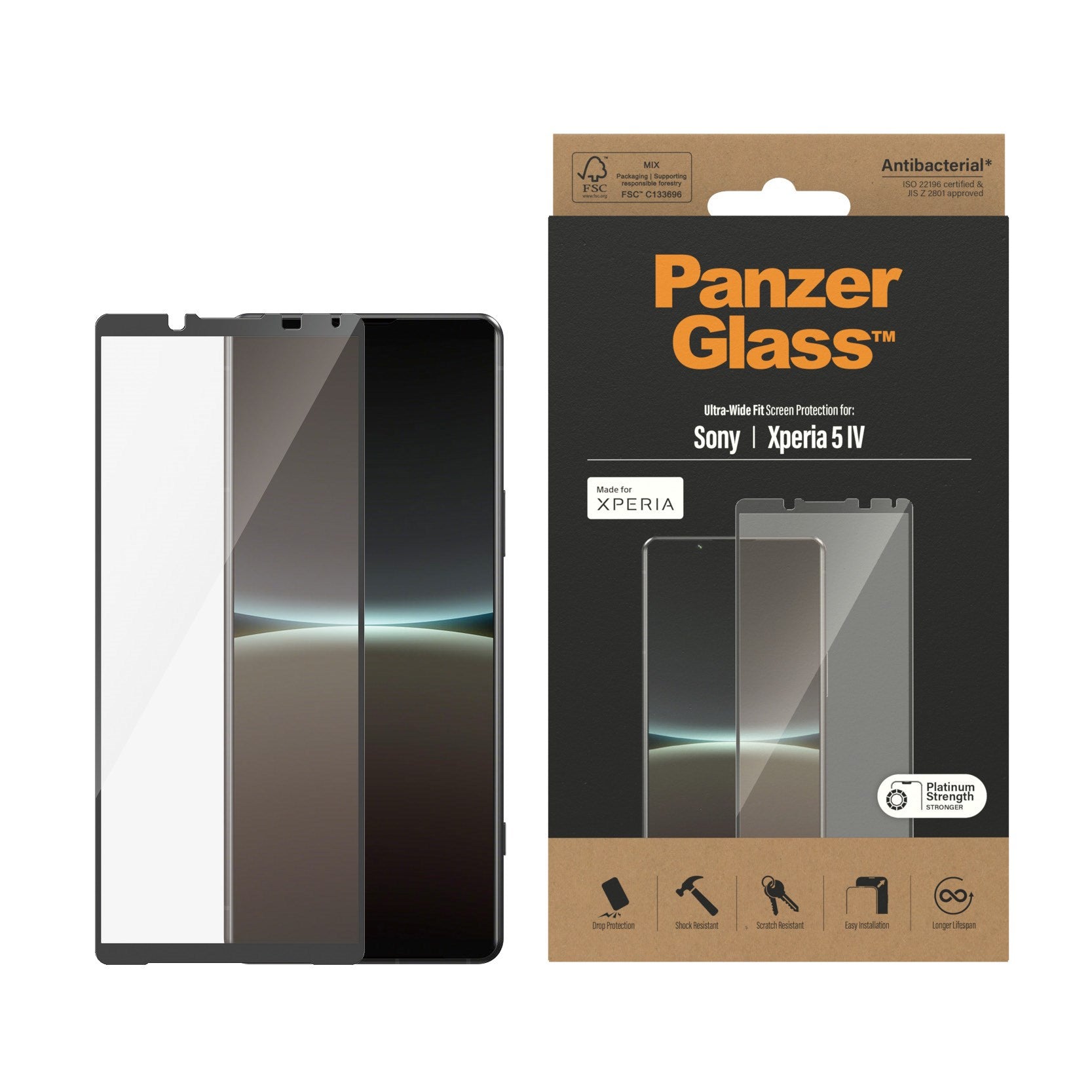 PanzerGlass® Displayschutz Sony Xperia 5 IV | Ultra-Wide Fit