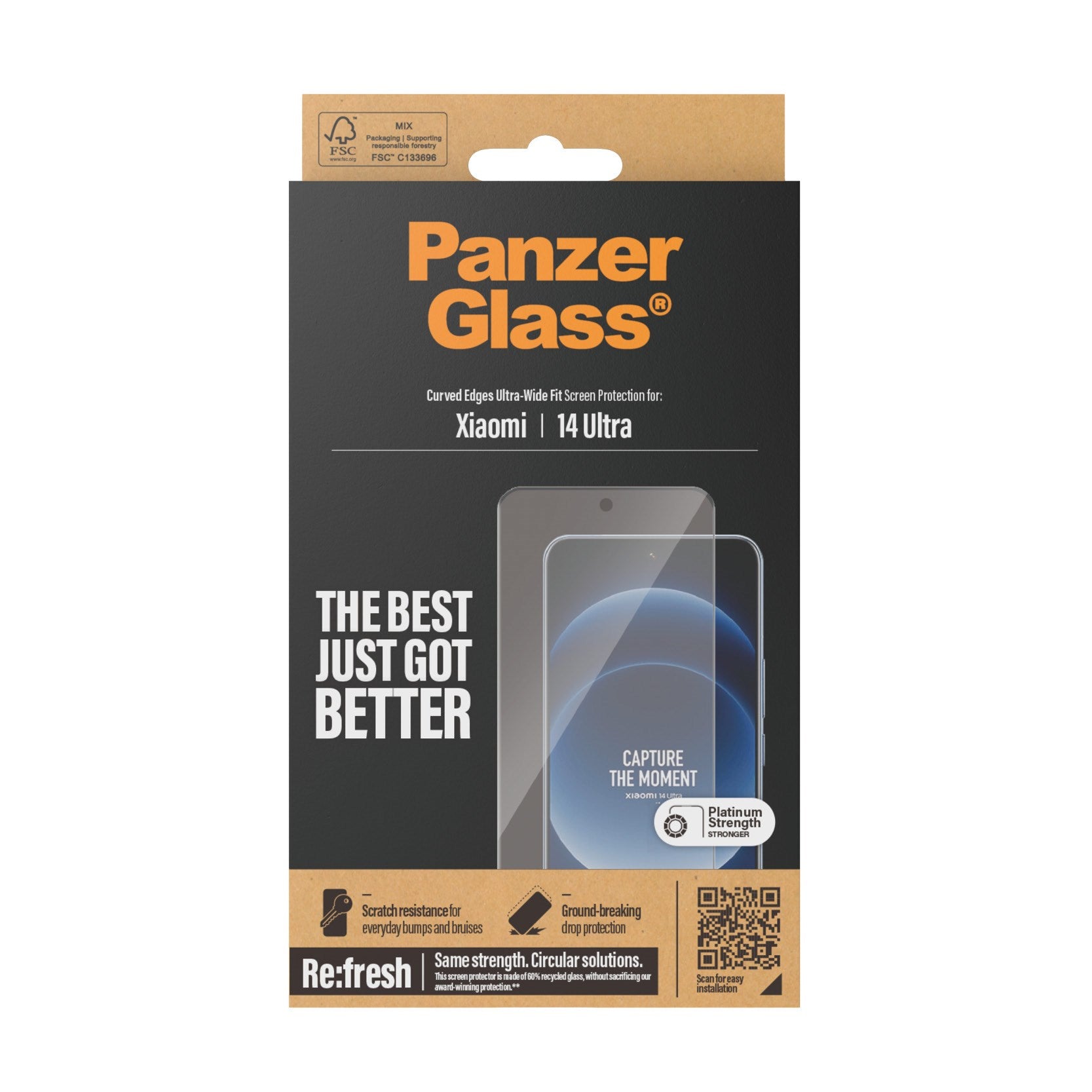 PanzerGlass® Displayschutz Xiaomi 14 Ultra | Ultra-Wide Fit