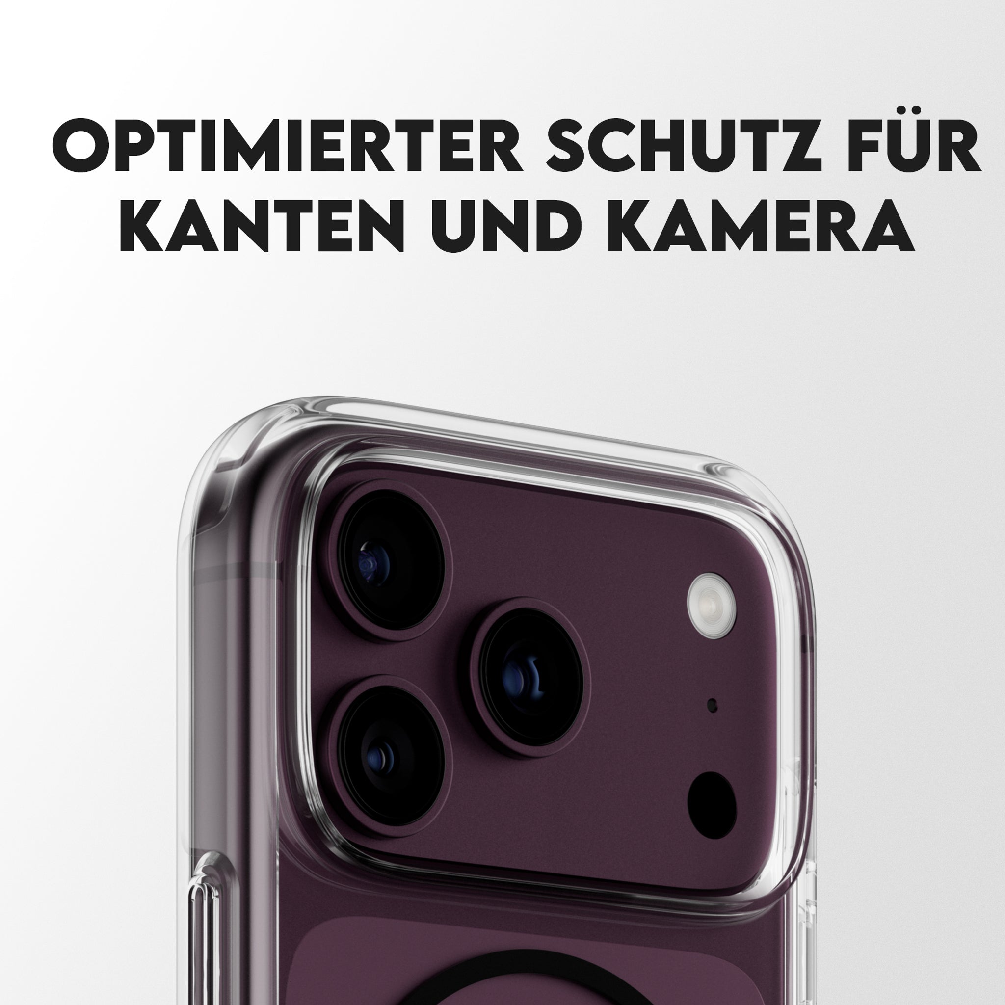 CARE™ by PanzerGlass® Urban Explorer Case Transparent m. Schwarz MagSafe iPhone 18 Pro | 17 Pro
