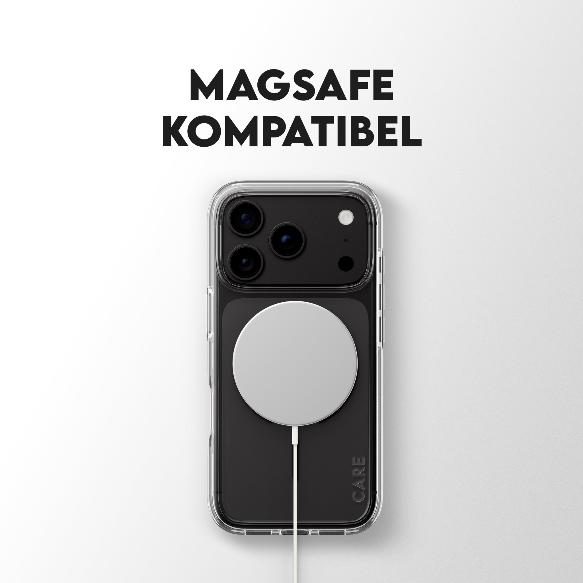 CARE™ by PanzerGlass® Urban Explorer Case Transparent m. Schwarz MagSafe iPhone 18 Pro | 17 Pro