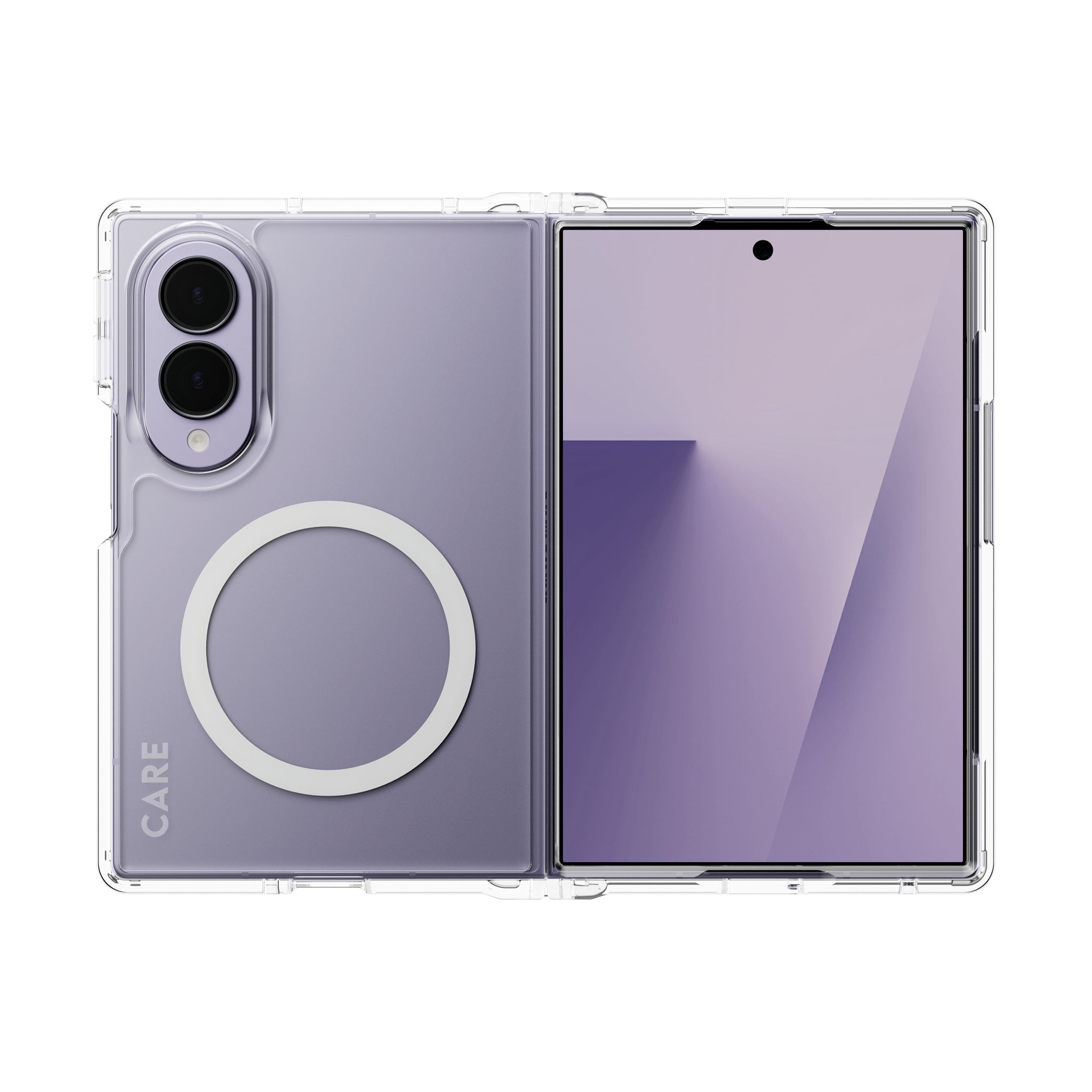 CARE™ by PanzerGlass® Urban Combat Case Transparent m. Weiss Qi Samsung new Fold7
