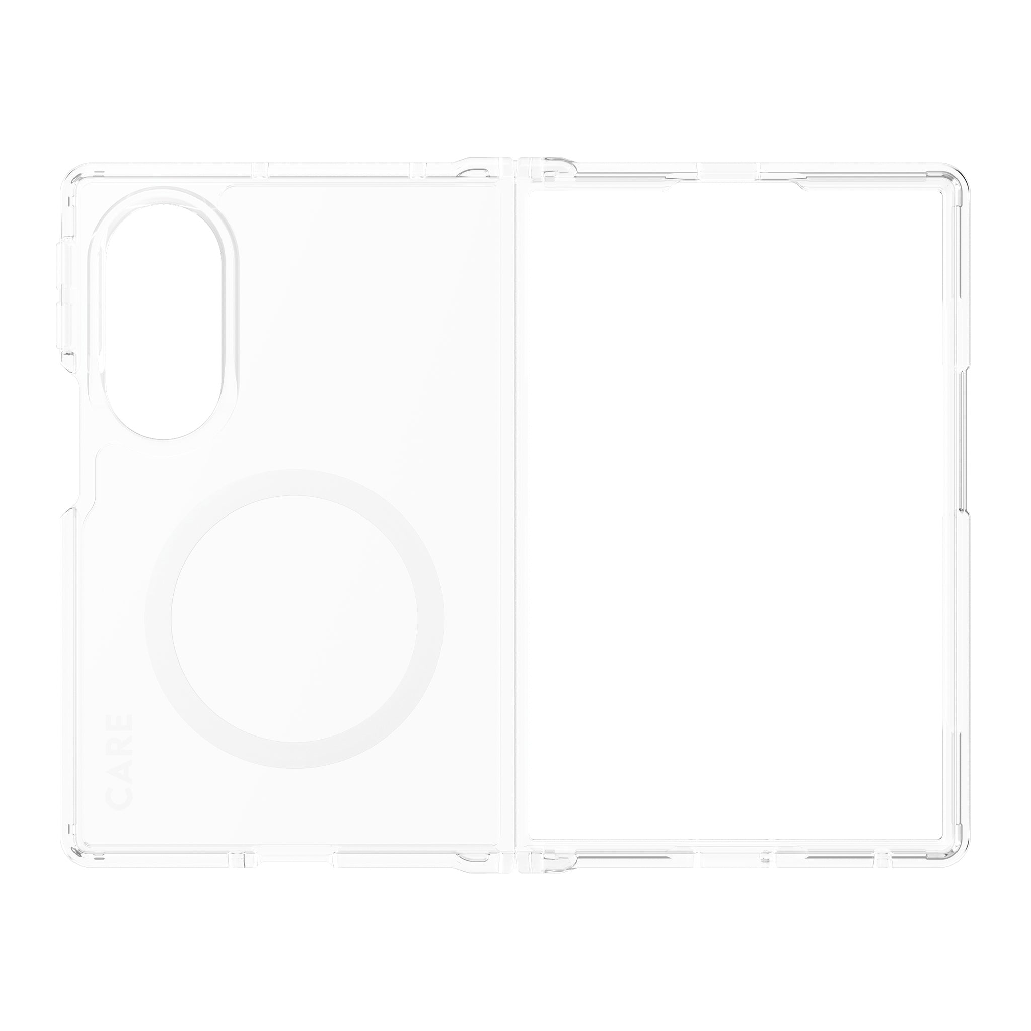 CARE™ by PanzerGlass® Urban Combat Case Transparent m. Weiss Qi Samsung new Fold7