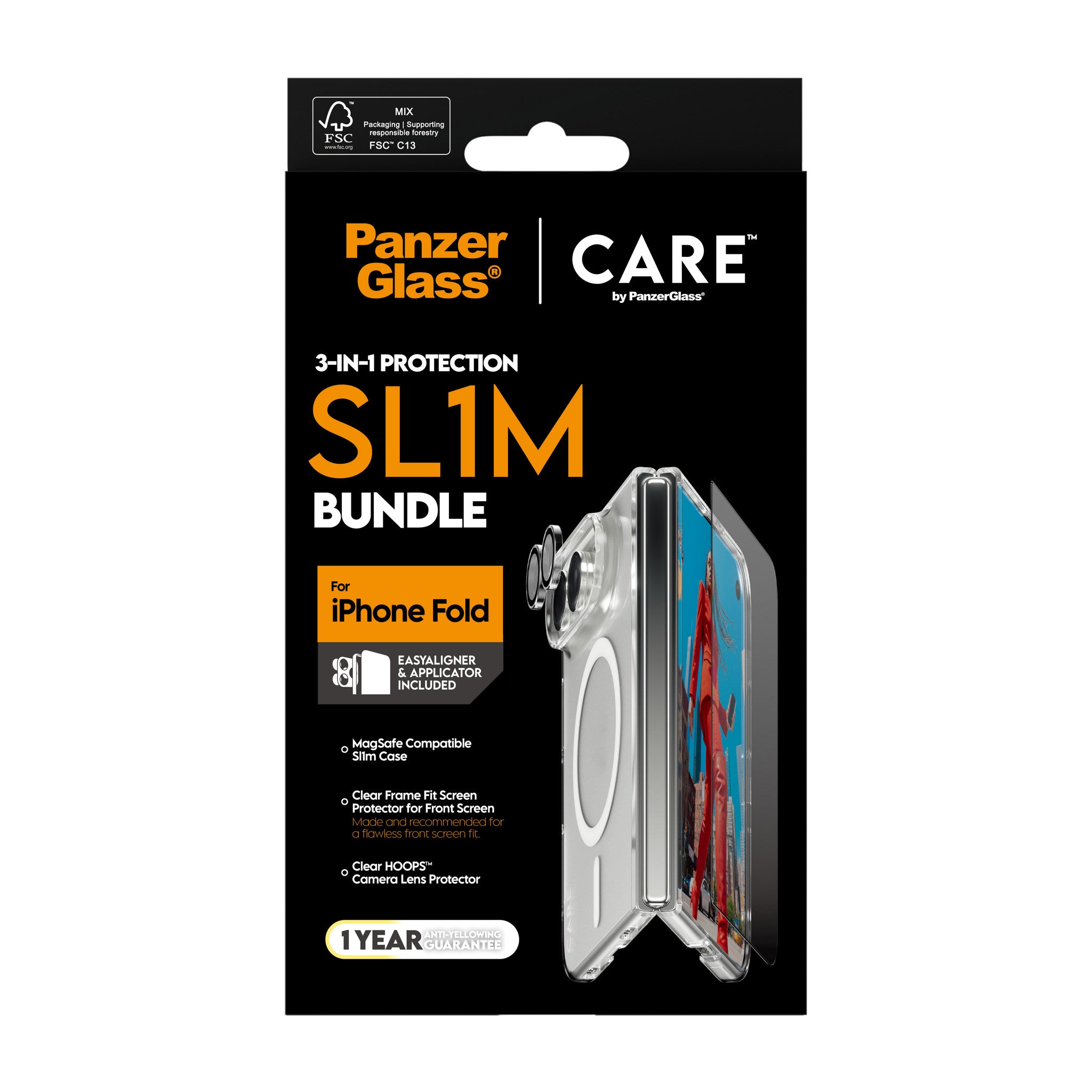 PanzerGlass® | CARE™ by PanzerGlass® 3-in-1 Flagship Set iPhone 2026 Fold