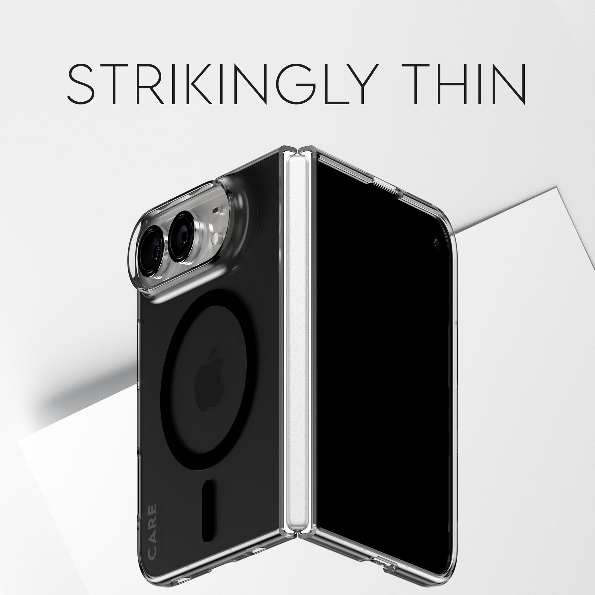 CARE™ by PanzerGlass® SL1M Case Smokey m. Schwarz MagSafe iPhone Duo