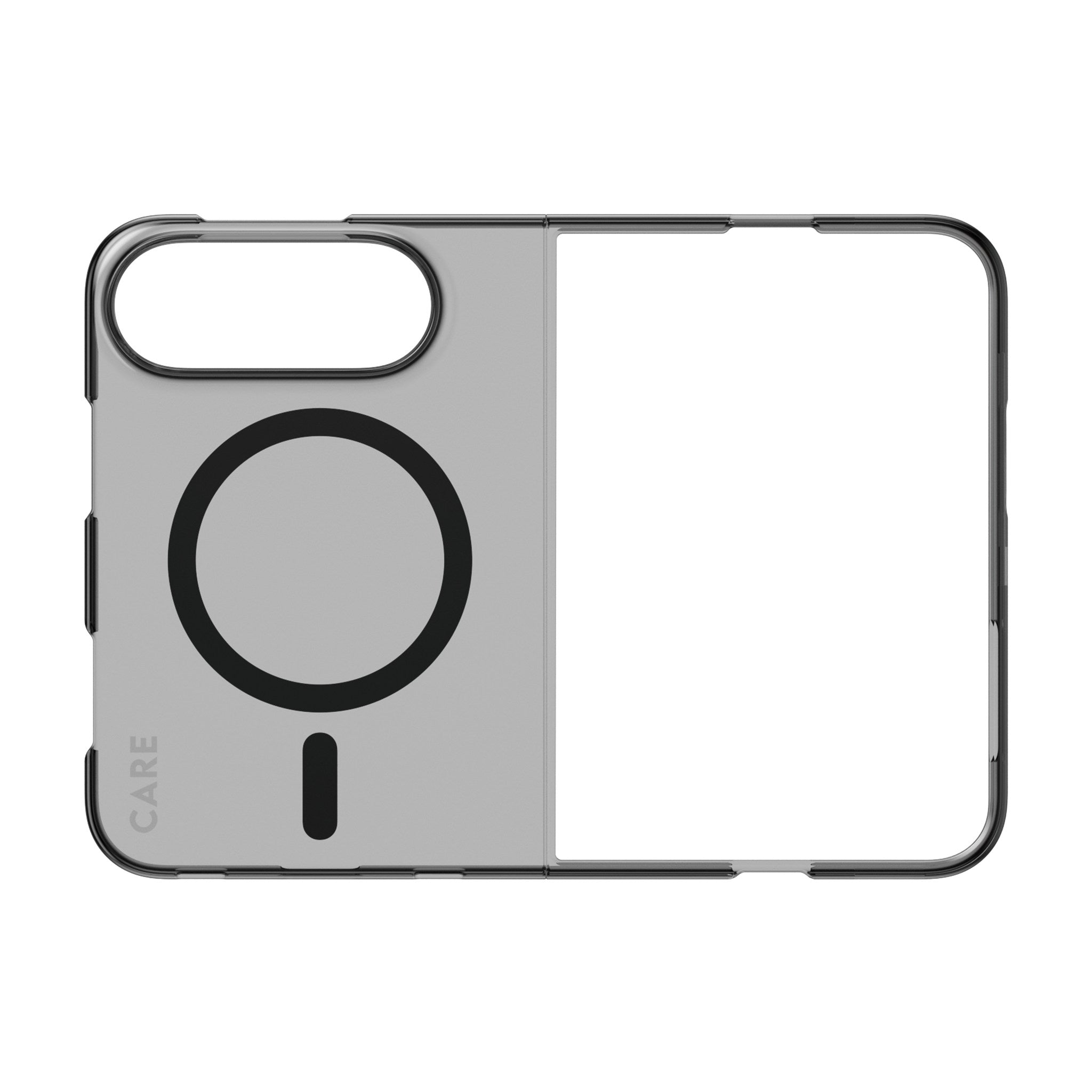 CARE™ by PanzerGlass® SL1M Case Smokey m. Schwarz MagSafe iPhone 2026 Fold
