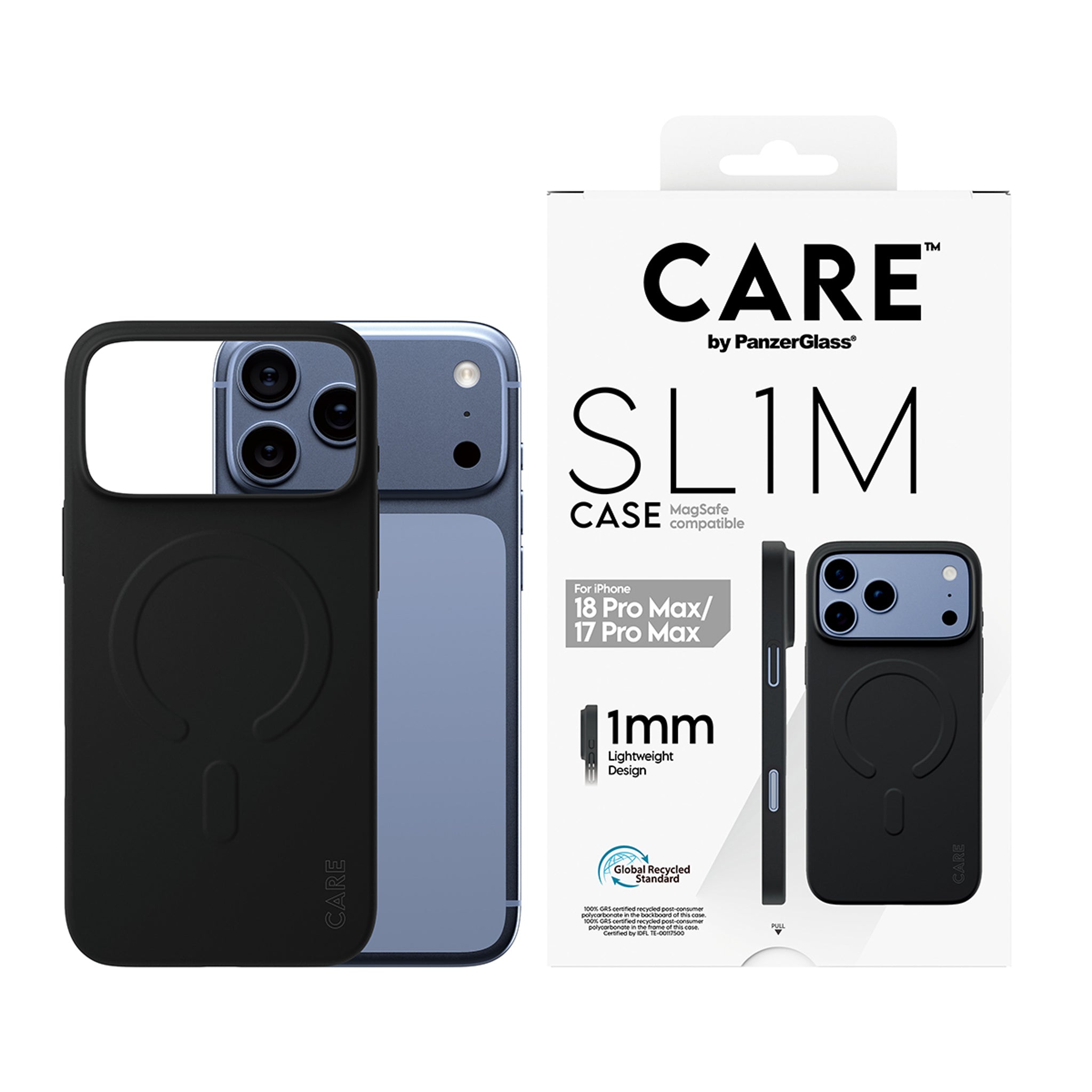 CARE™ by PanzerGlass® SL1M Case Schwarz m. MagSafe iPhone 18 Pro Max | 17 Pro Max