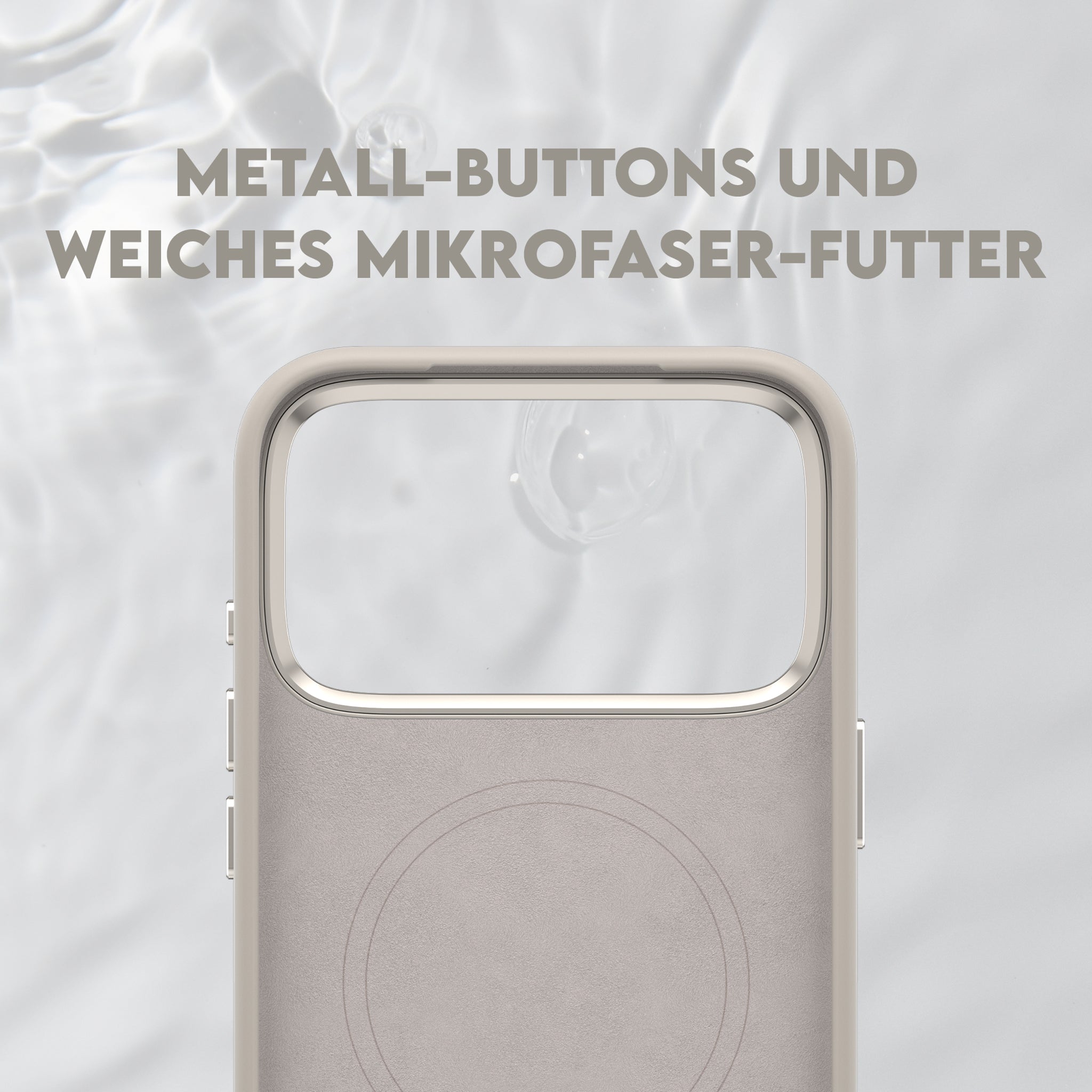 CARE™ by PanzerGlass® Flow Case Vanilla m. MagSafe iPhone 18 Pro Max | 17 Pro Max