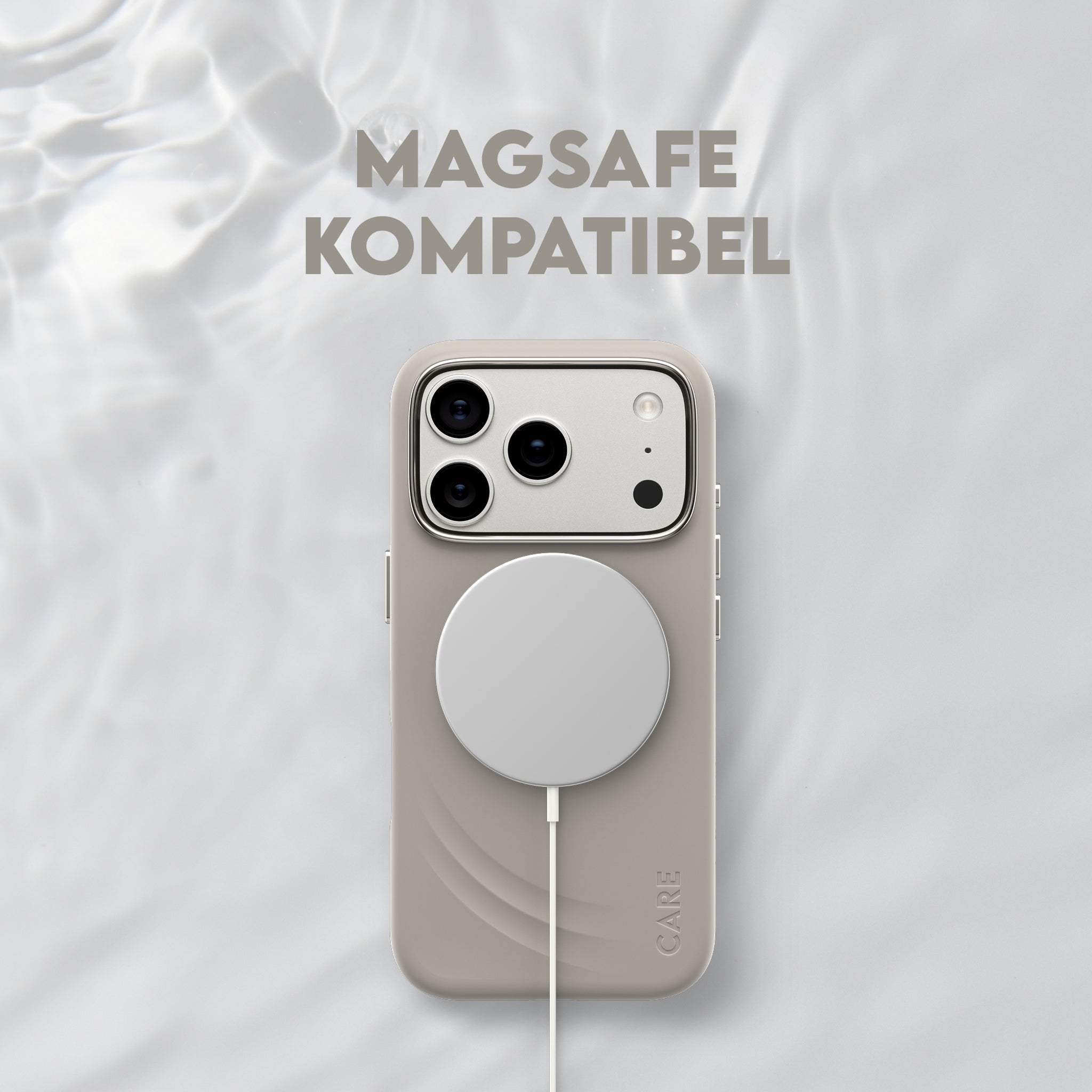 CARE™ by PanzerGlass® Flow Case Vanilla m. MagSafe iPhone 18 Pro Max | 17 Pro Max