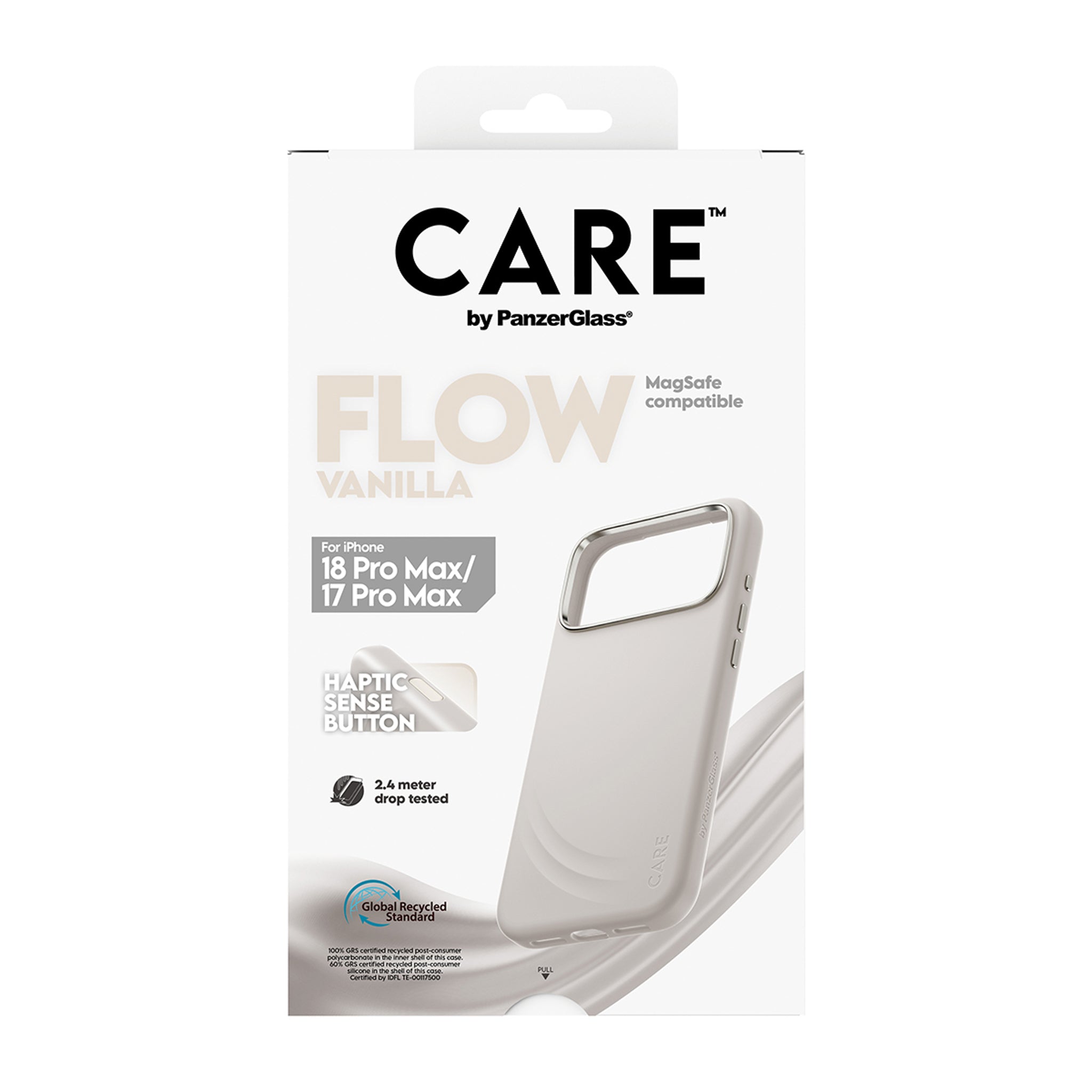 CARE™ by PanzerGlass® Flow Case Vanilla m. MagSafe iPhone 18 Pro Max | 17 Pro Max