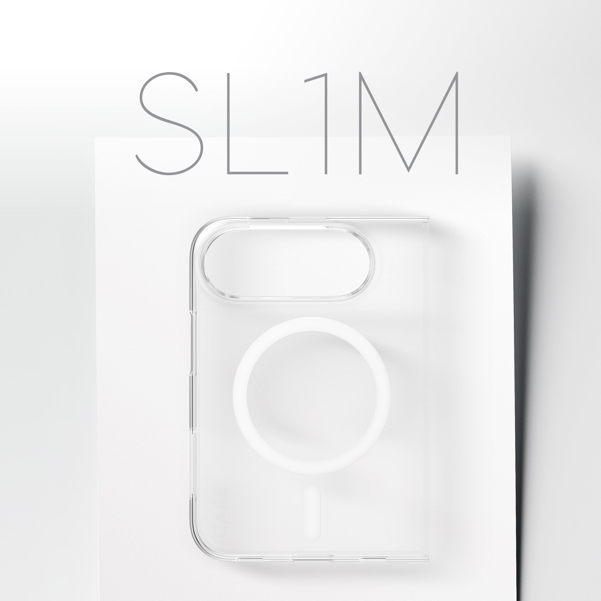 CARE™ by PanzerGlass® SL1M Case Transparent m. Weiss MagSafe iPhone Duo