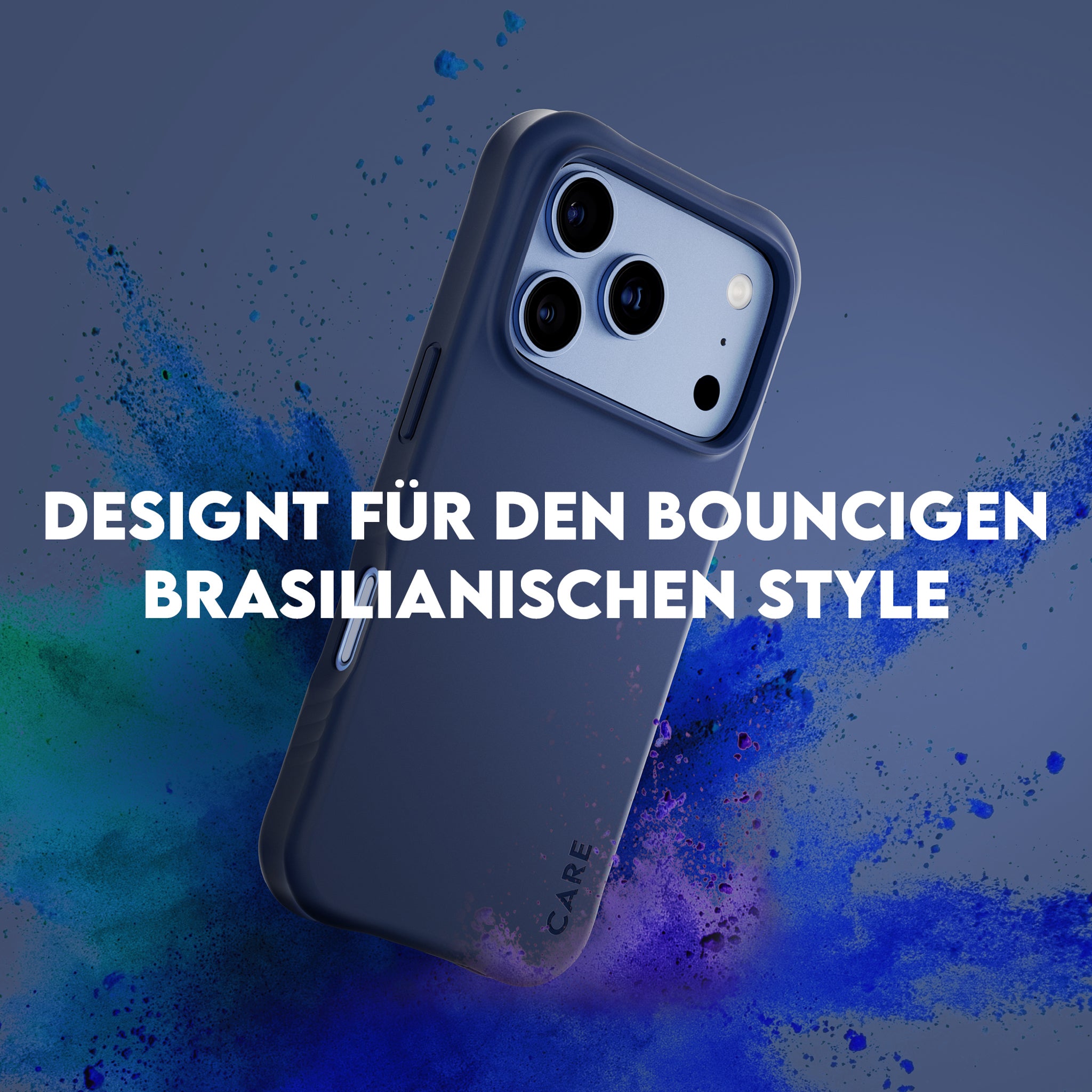 CARE™ by PanzerGlass® Samba Case Italian Blue m. MagSafe iPhone 18 Pro Max | 17 Pro Max
