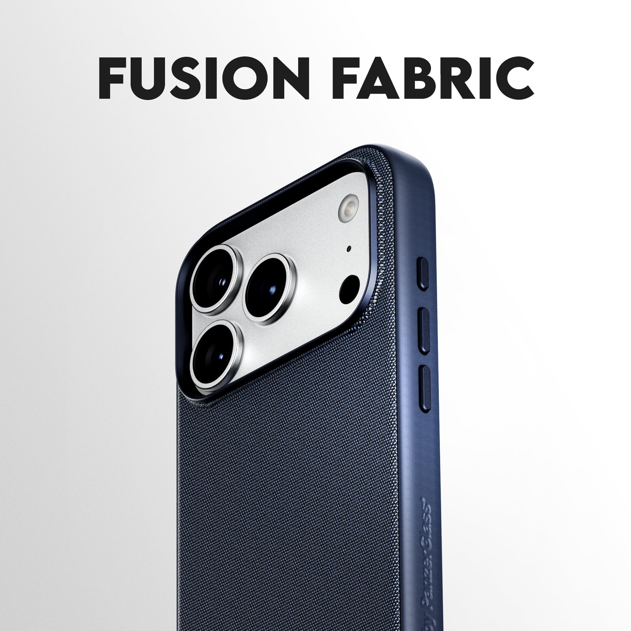 CARE™ by PanzerGlass® Fusion Fabric Case Blau m. MagSafe iPhone 18 Pro Max | 17 Pro Max