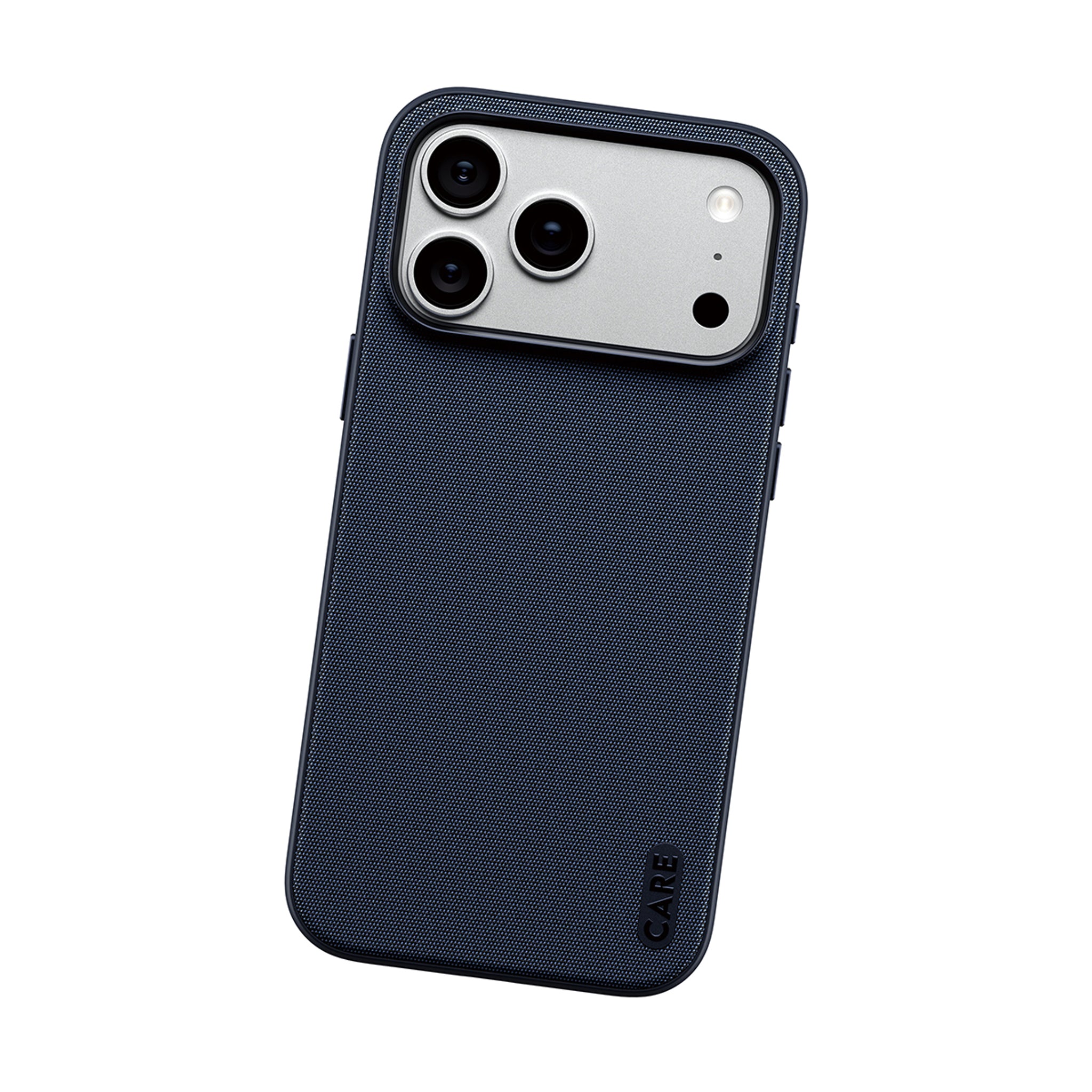 CARE™ by PanzerGlass® Fusion Fabric Case Blau m. MagSafe iPhone 18 Pro Max | 17 Pro Max