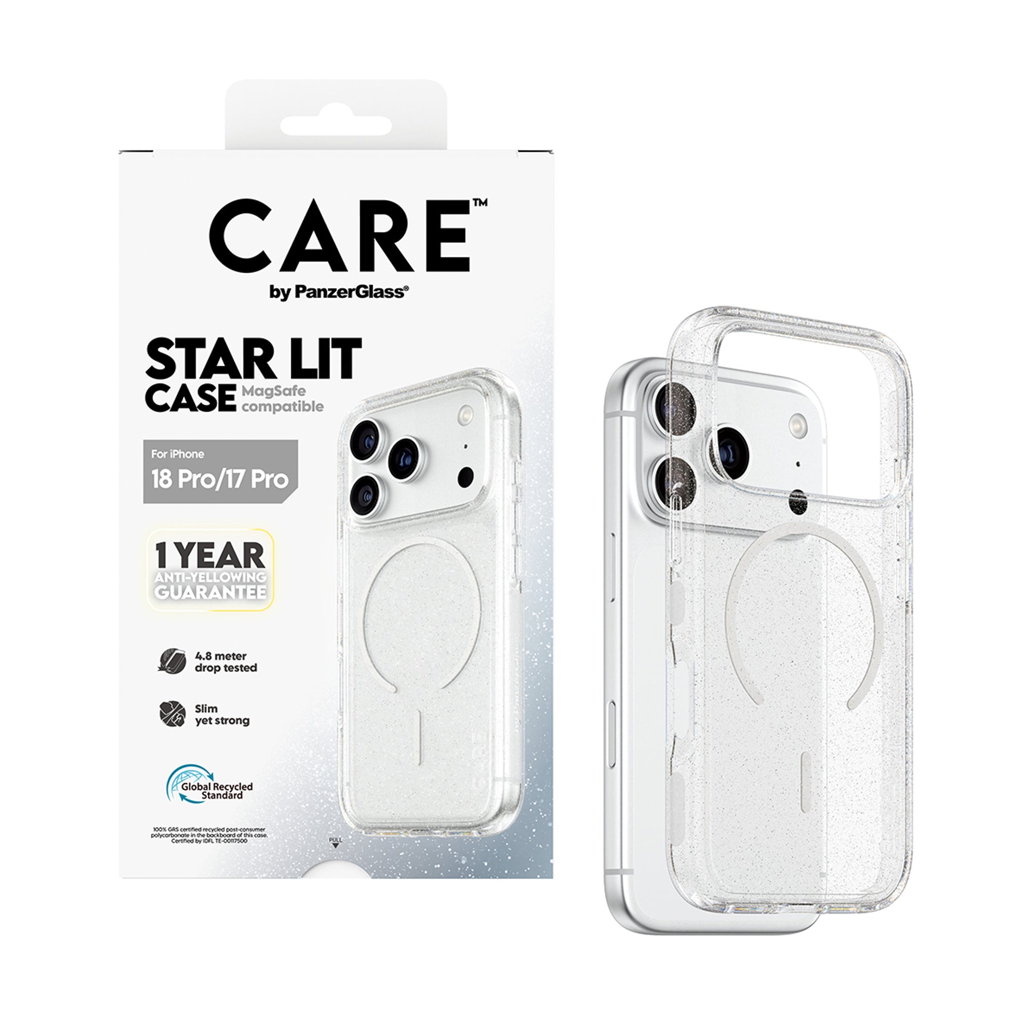 CARE™ by PanzerGlass® Star Lit Case m. MagSafe iPhone 18 Pro | 17 Pro