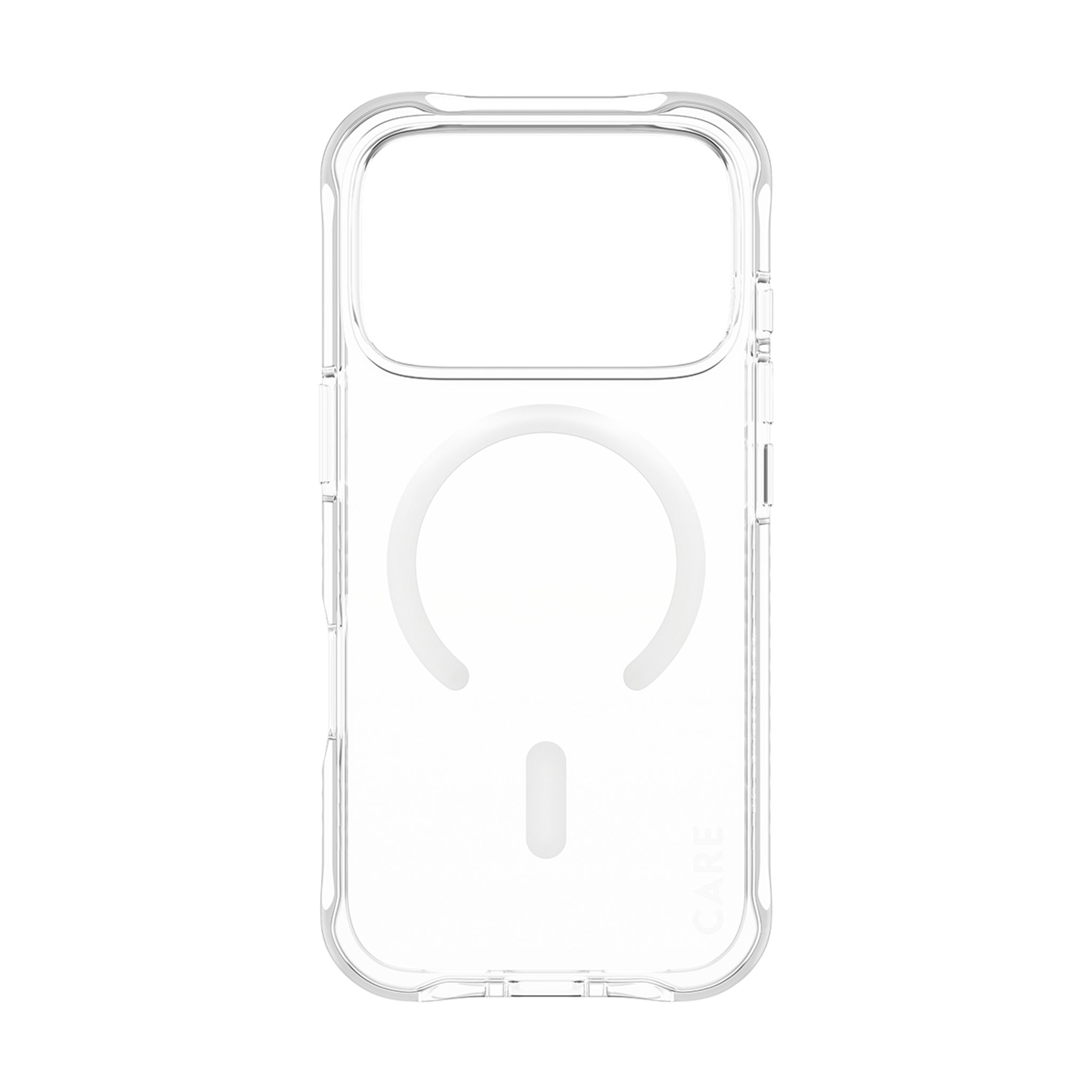 CARE™ by PanzerGlass® Samba Case Transparent m. Weiss MagSafe iPhone 18 Pro | 17 Pro