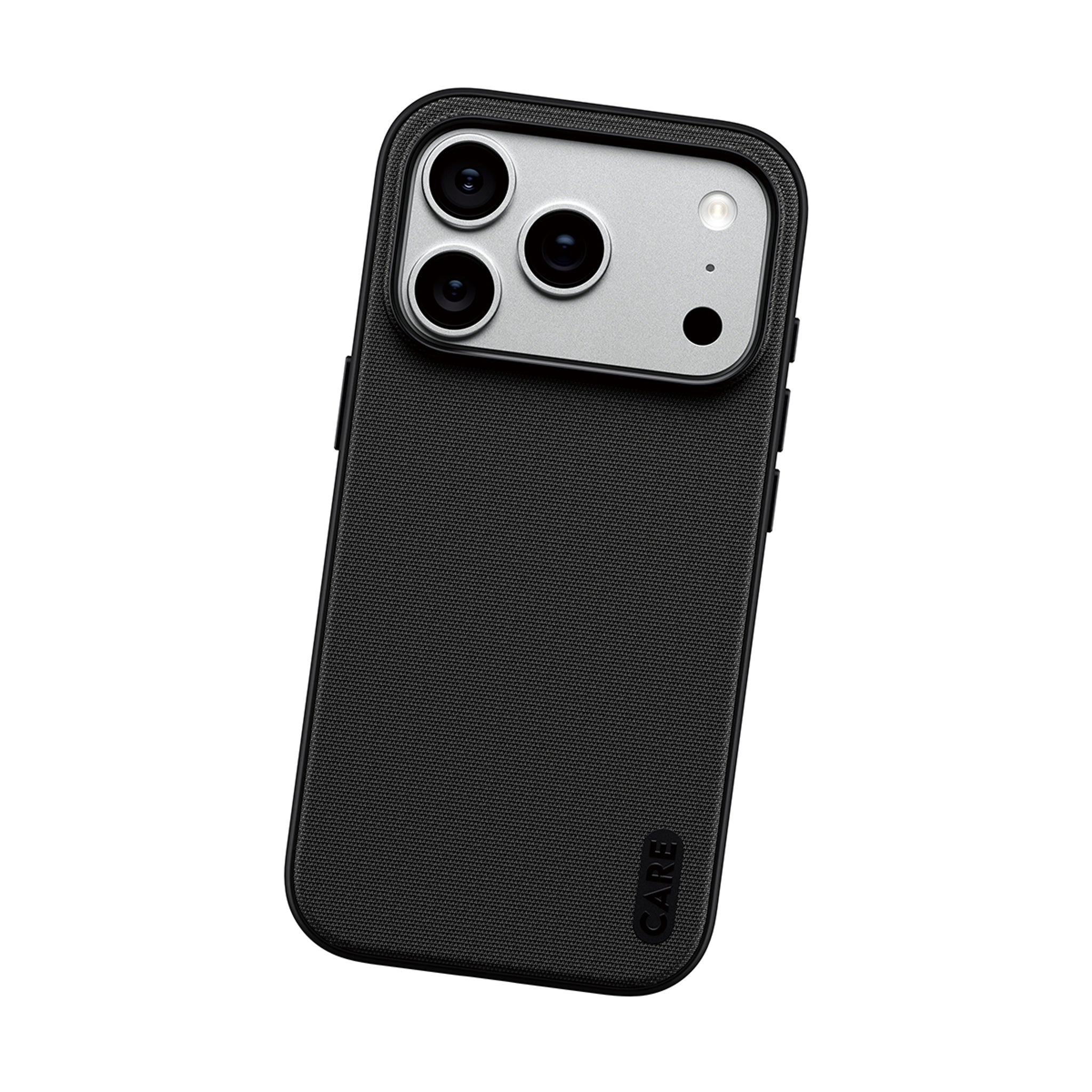 CARE™ by PanzerGlass® Fusion Fabric Case Schwarz m. MagSafe iPhone 18 Pro | 17 Pro