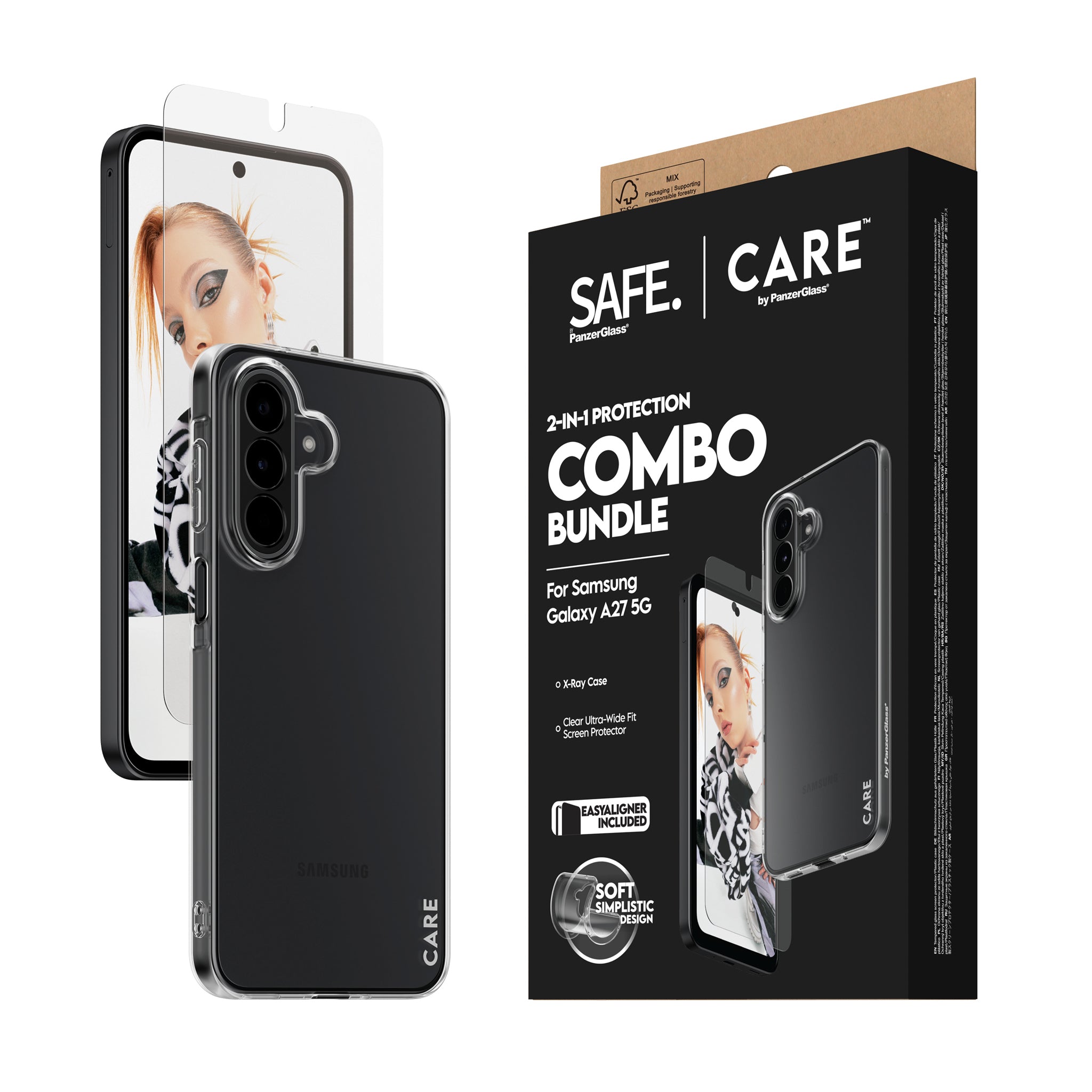 CARE™ by PanzerGlass® 2-in-1 Bundle Samsung Galaxy A27 5G