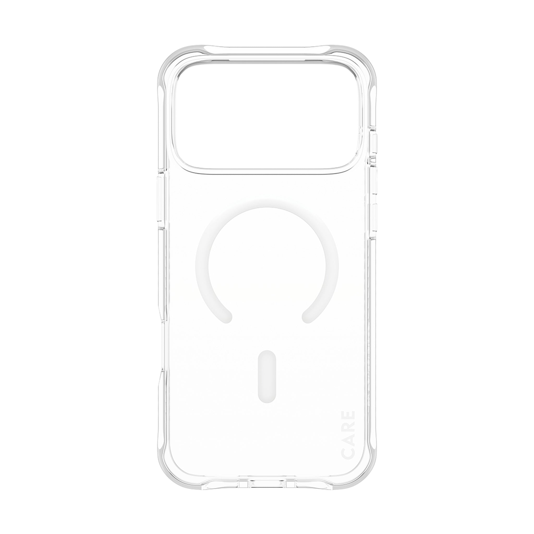CARE™ by PanzerGlass® Samba Case Transparent m. Weiss MagSafe iPhone 18 Pro Max | 17 Pro Max