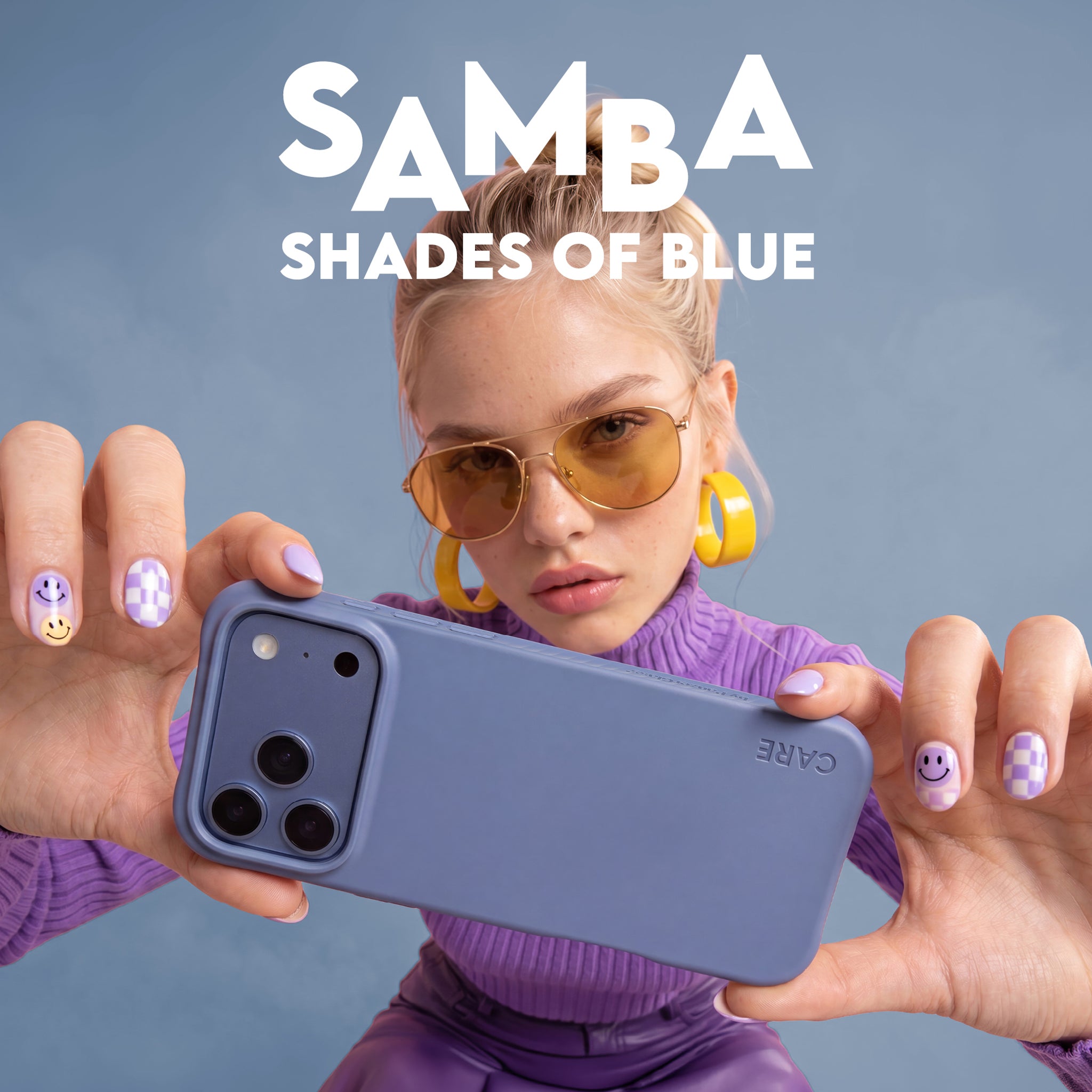 CARE™ by PanzerGlass® Samba Case Shades of Blue m. MagSafe iPhone 18 Pro | 17 Pro