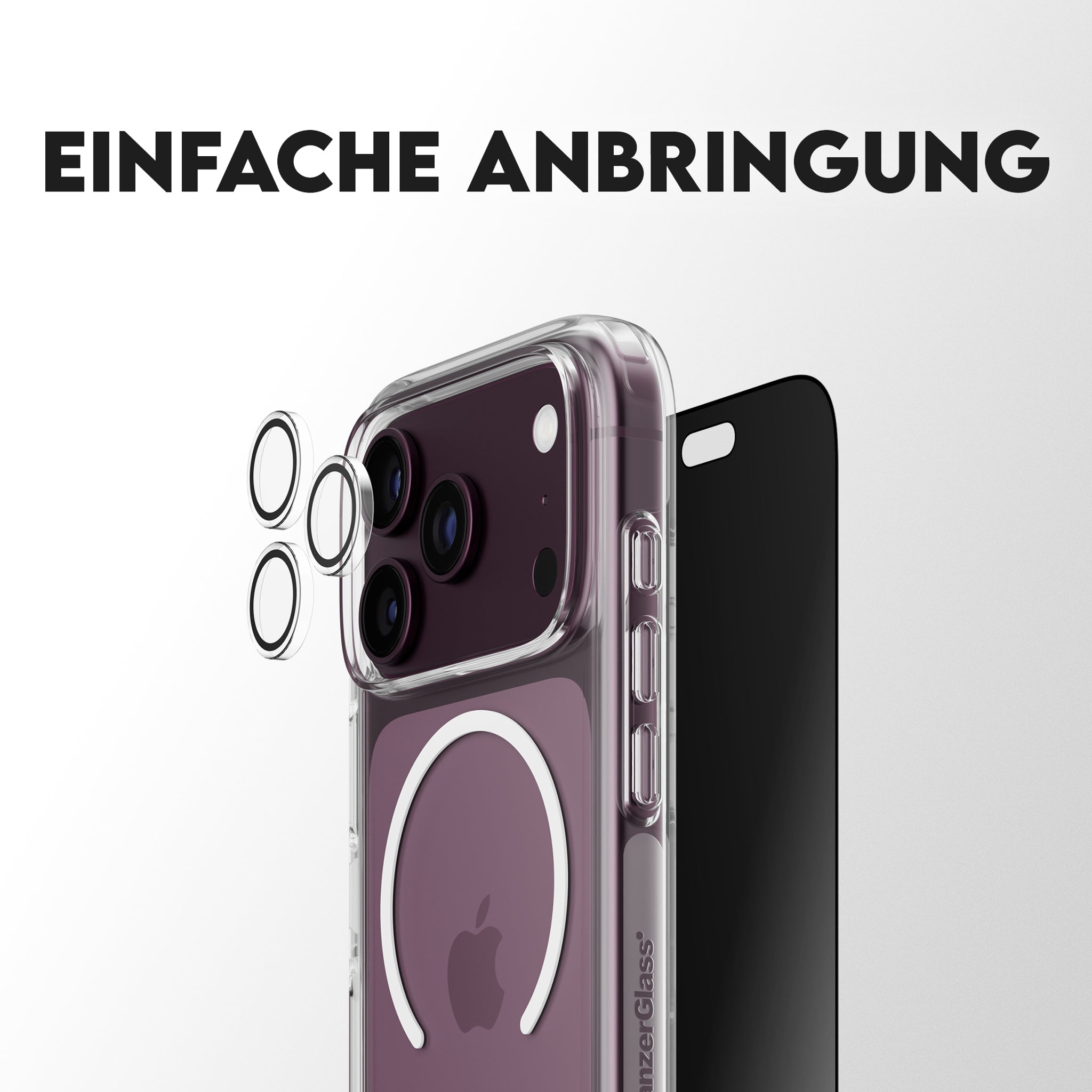 PanzerGlass® | CARE™ by PanzerGlass® Privacy Flagship 3-in-1 Set iPhone 18 Pro