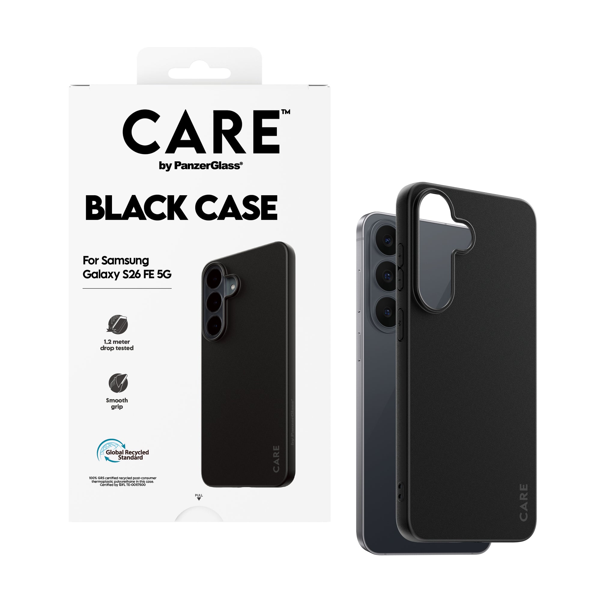 CARE™ by PanzerGlass® TPU Case Schwarz Samsung Galaxy S26 FE 5G