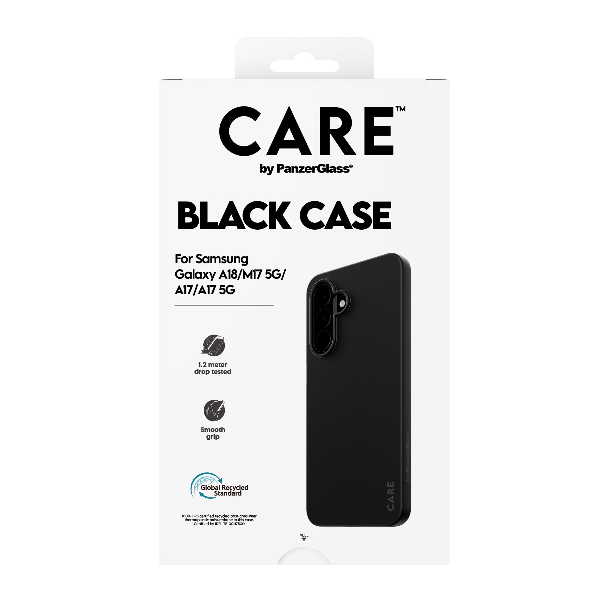 CARE™ by PanzerGlass® TPU Case Schwarz Samsung Galaxy M17 5G | A17 | A17 5G