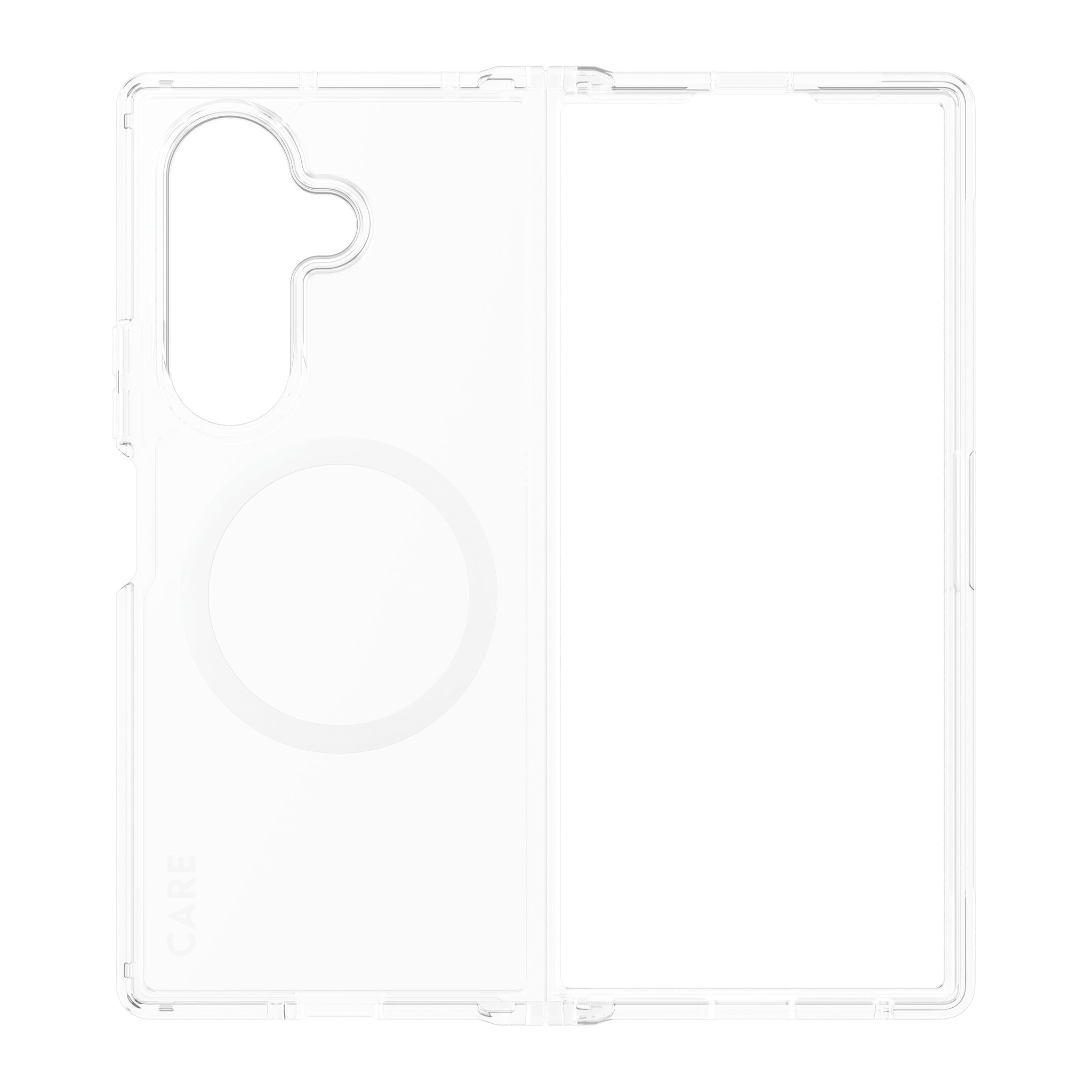 CARE™ by PanzerGlass® Urban Combat Case Transparent m. Weiss Qi Samsung Galaxy new Fold7 Ultra | Fold7 