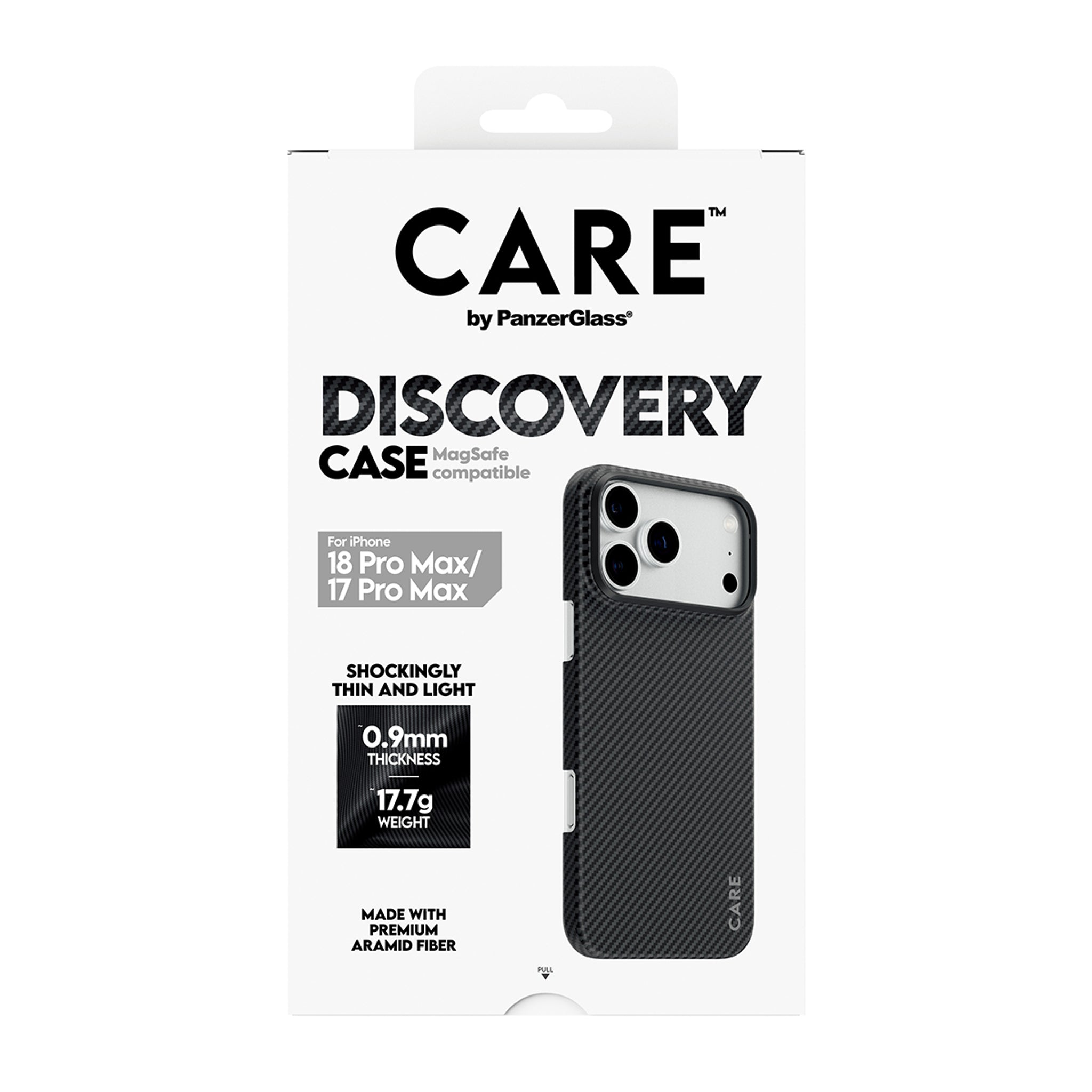 CARE™ by PanzerGlass® Discovery Case Schwarz & Grau m. MagSafe iPhone 18 Pro Max | 17 Pro Max