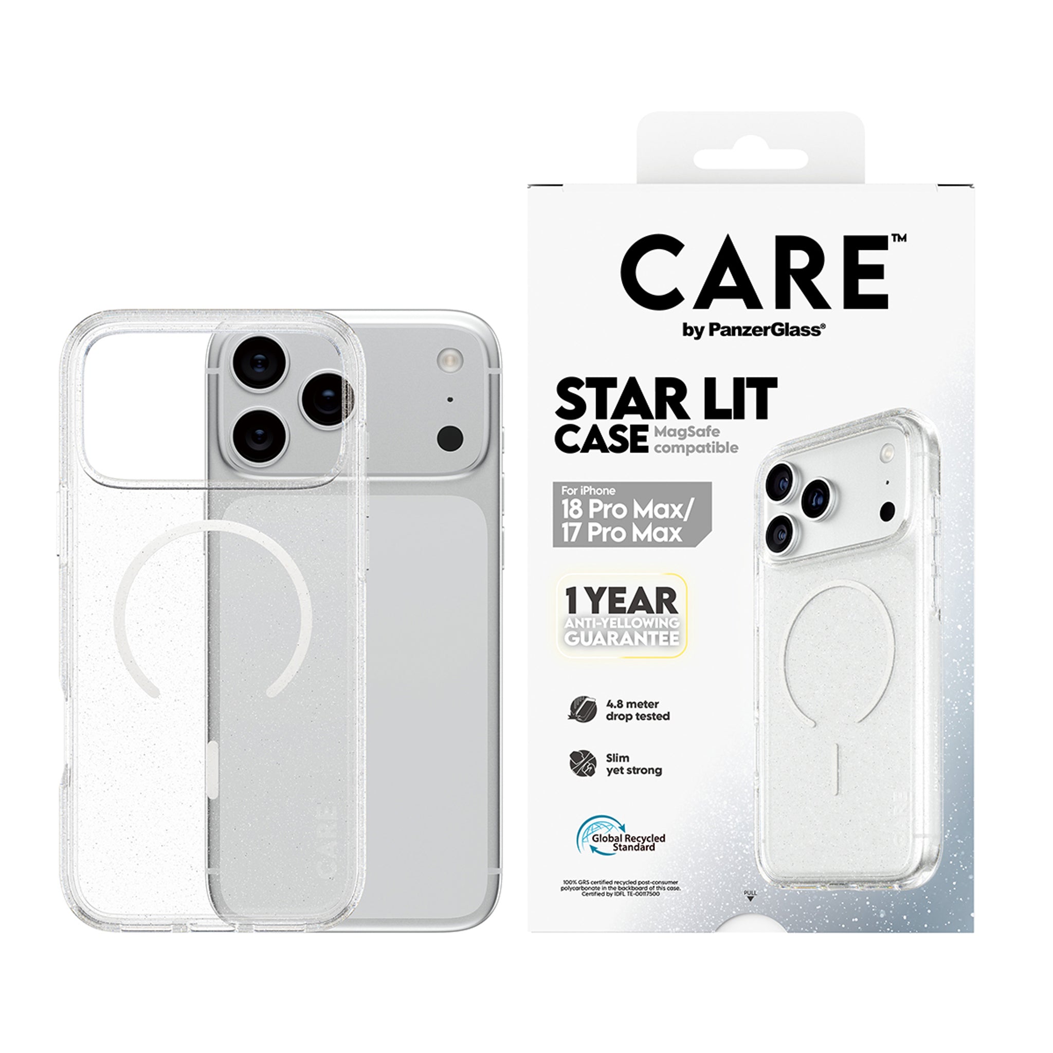 CARE™ by PanzerGlass® Star Lit Case m. MagSafe iPhone 18 Pro Max | 17 Pro Max