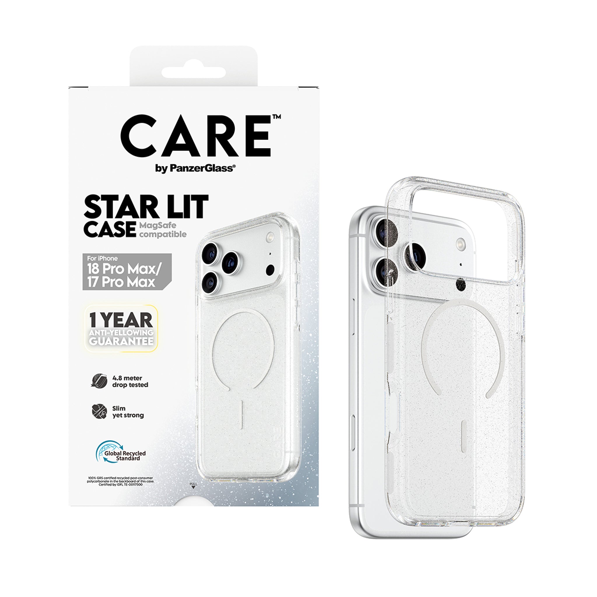 CARE™ by PanzerGlass® Star Lit Case m. MagSafe iPhone 18 Pro Max | 17 Pro Max