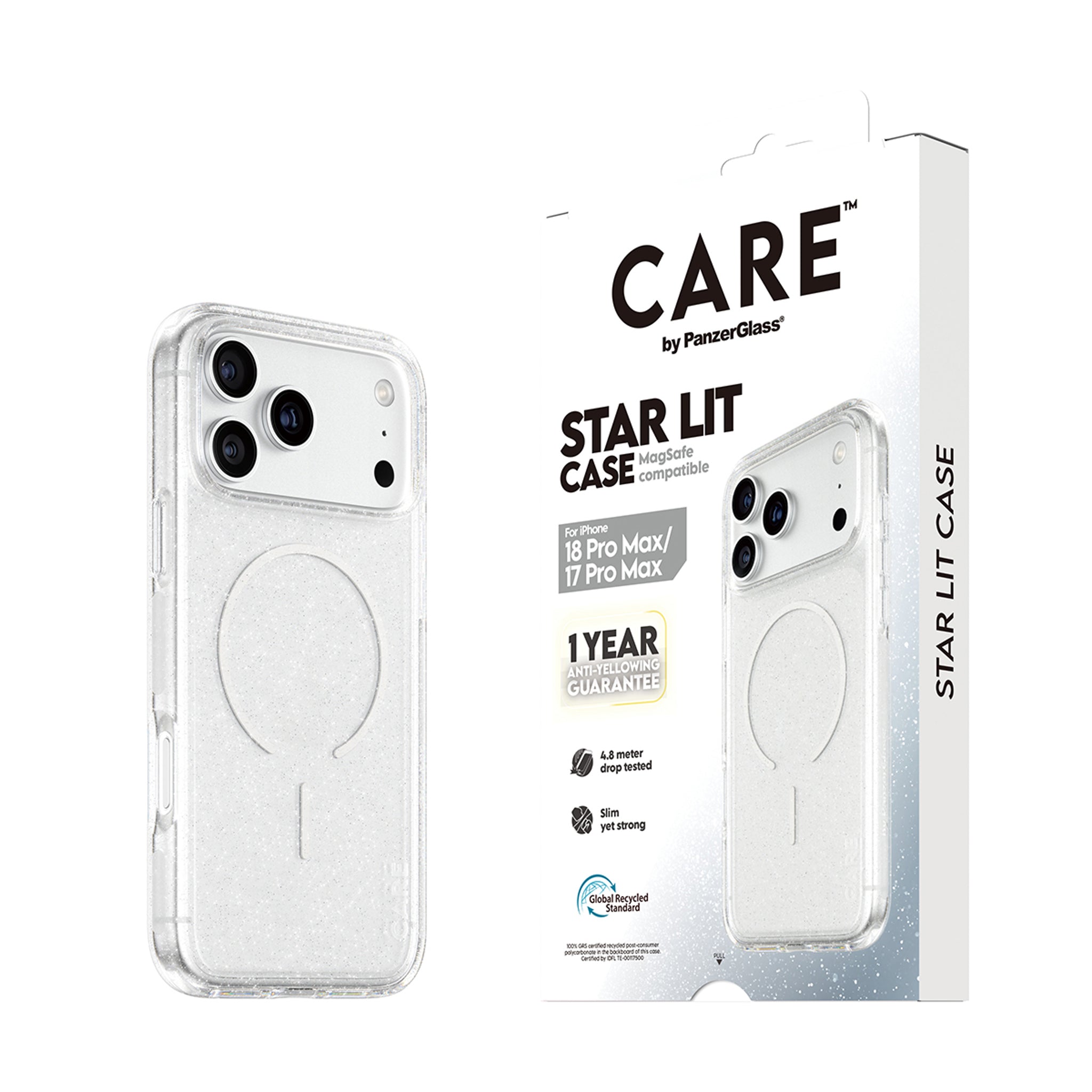 CARE™ by PanzerGlass® Star Lit Case m. MagSafe iPhone 18 Pro Max | 17 Pro Max