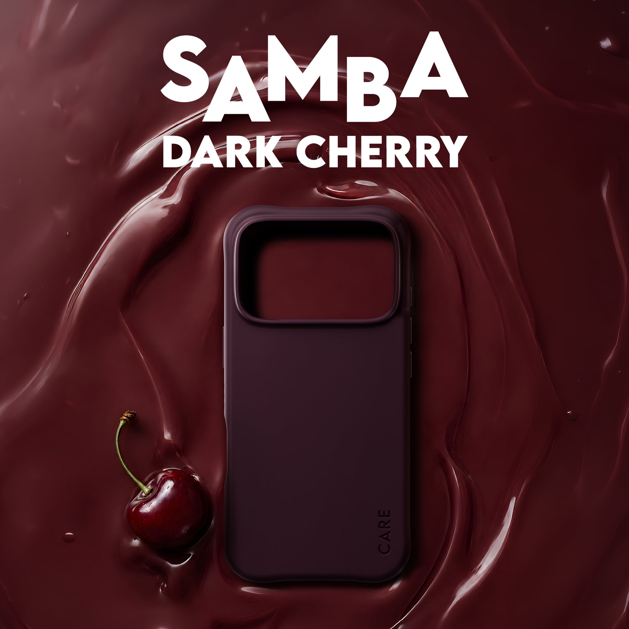 CARE™ by PanzerGlass® Samba Case Dark Cherry m. MagSafe iPhone 18 Pro | 17 Pro