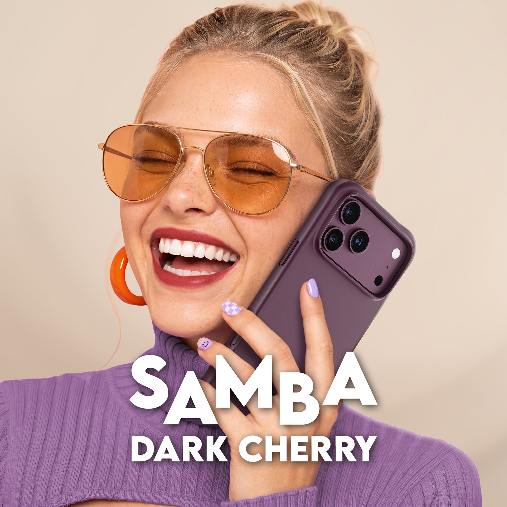 CARE™ by PanzerGlass® Samba Case Dark Cherry m. MagSafe iPhone 18 Pro | 17 Pro