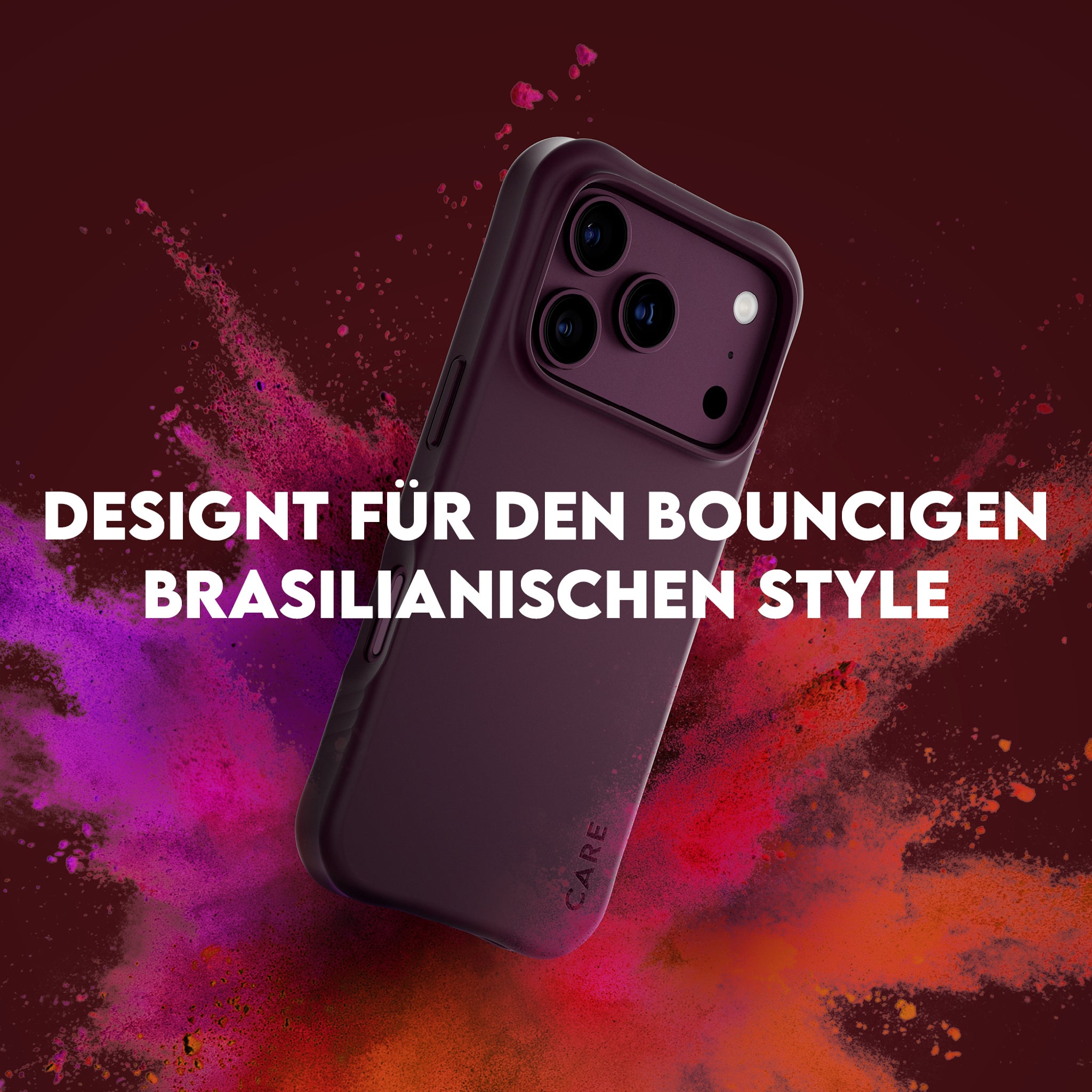 CARE™ by PanzerGlass® Samba Case Dark Cherry m. MagSafe iPhone 18 Pro | 17 Pro