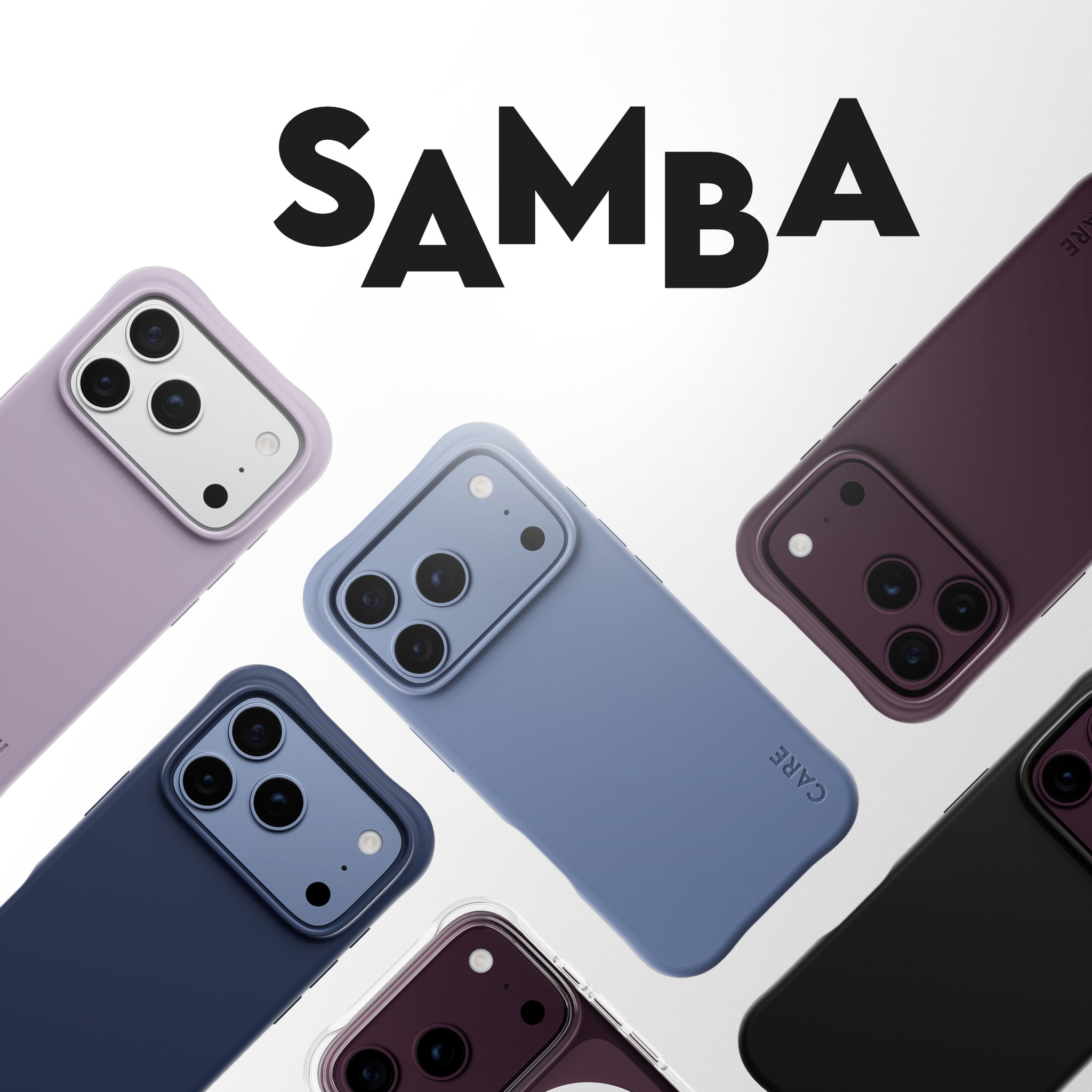 CARE™ by PanzerGlass® Samba Case Rich Lavender m. Weiss MagSafe iPhone 18 Pro | 17 Pro