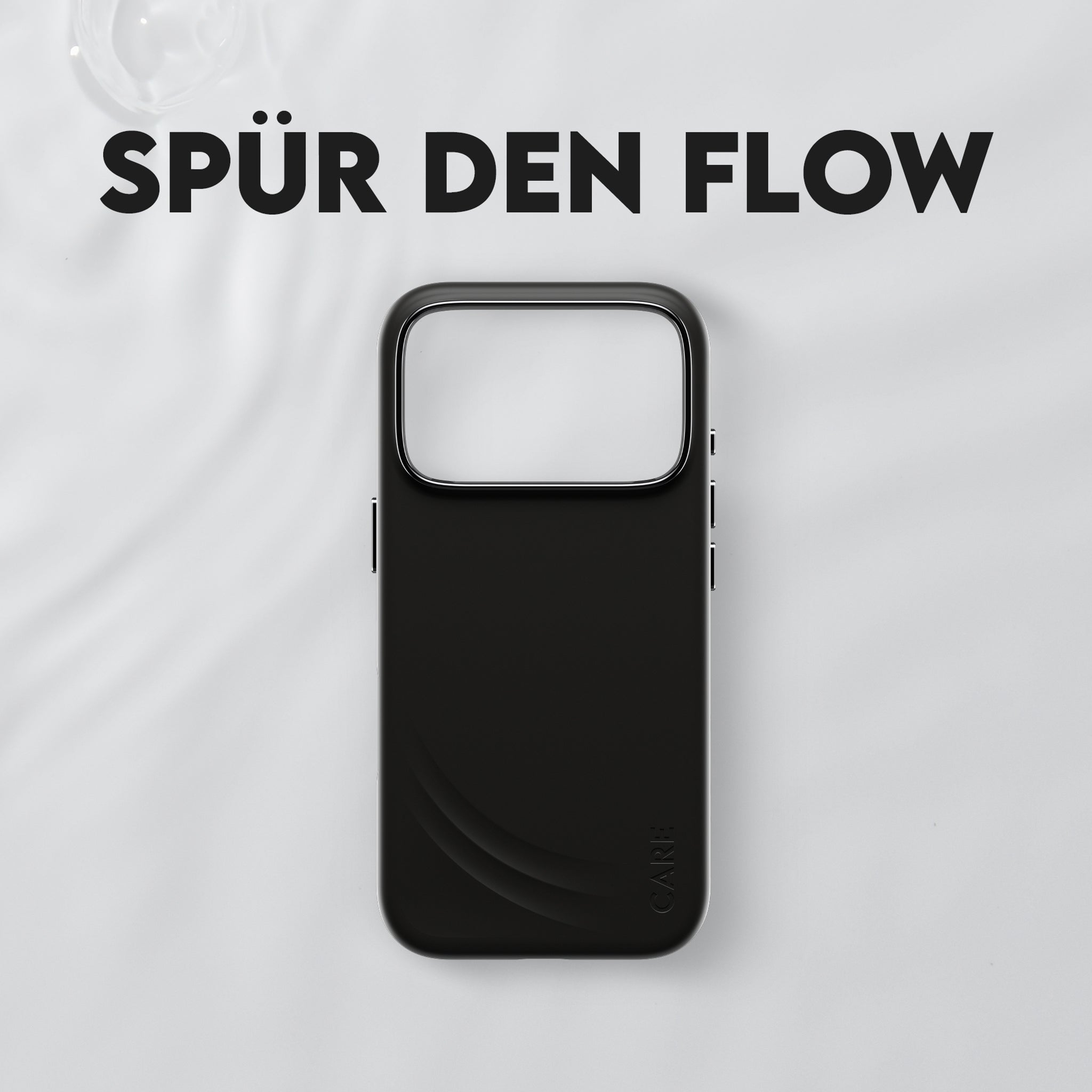 CARE™ by PanzerGlass® Flow Case Schwarz m. MagSafe iPhone 18 Pro | 17 Pro