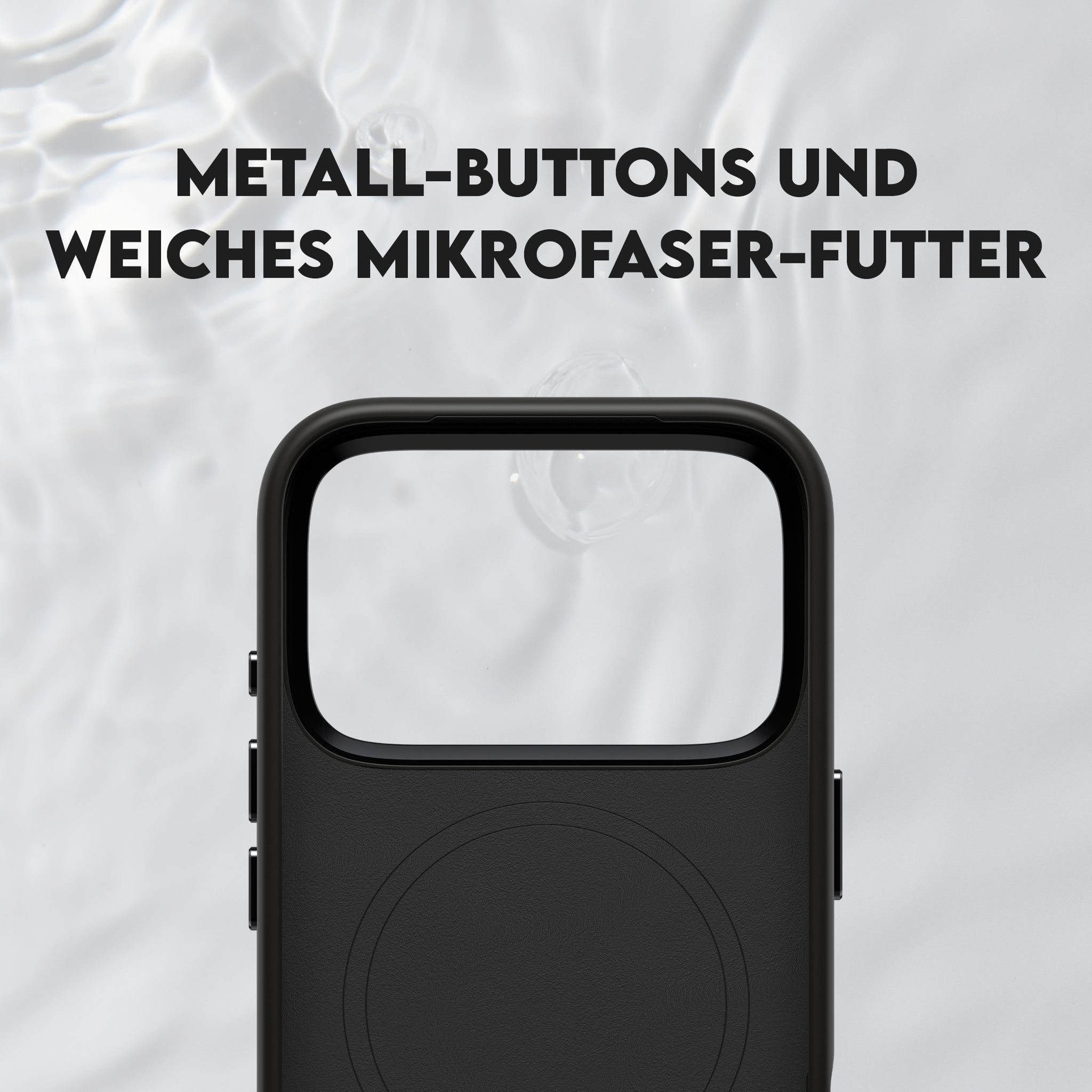 CARE™ by PanzerGlass® Flow Case Schwarz m. MagSafe iPhone 18 Pro | 17 Pro