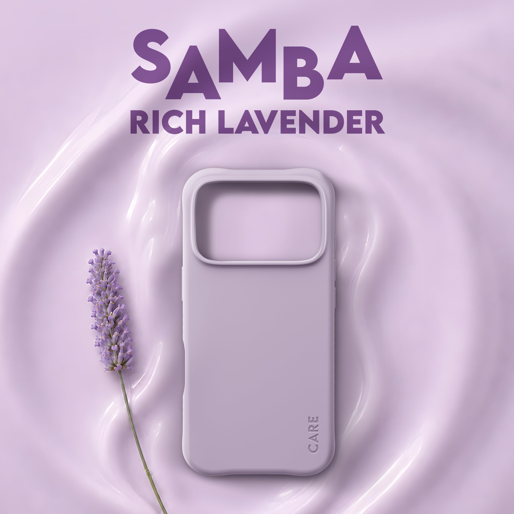 CARE™ by PanzerGlass® Samba Case Rich Lavender m. Weiss MagSafe iPhone 18 Pro Max | 17 Pro Max