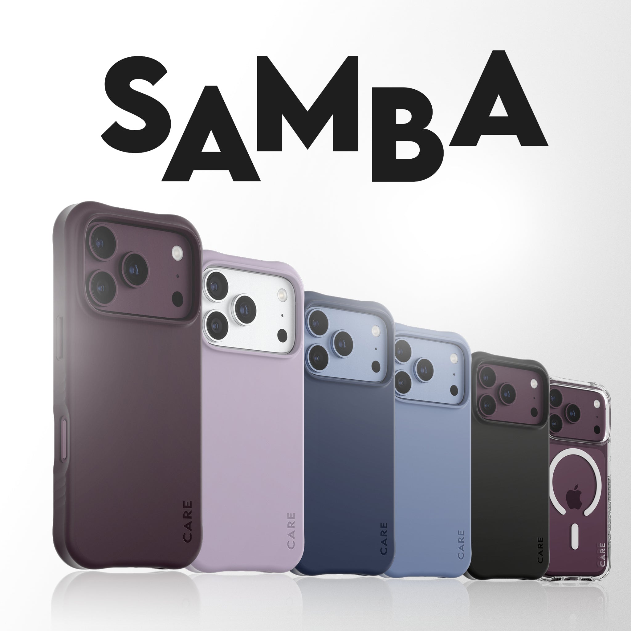 CARE™ by PanzerGlass® Samba Case Rich Lavender m. Weiss MagSafe iPhone 18 Pro Max | 17 Pro Max